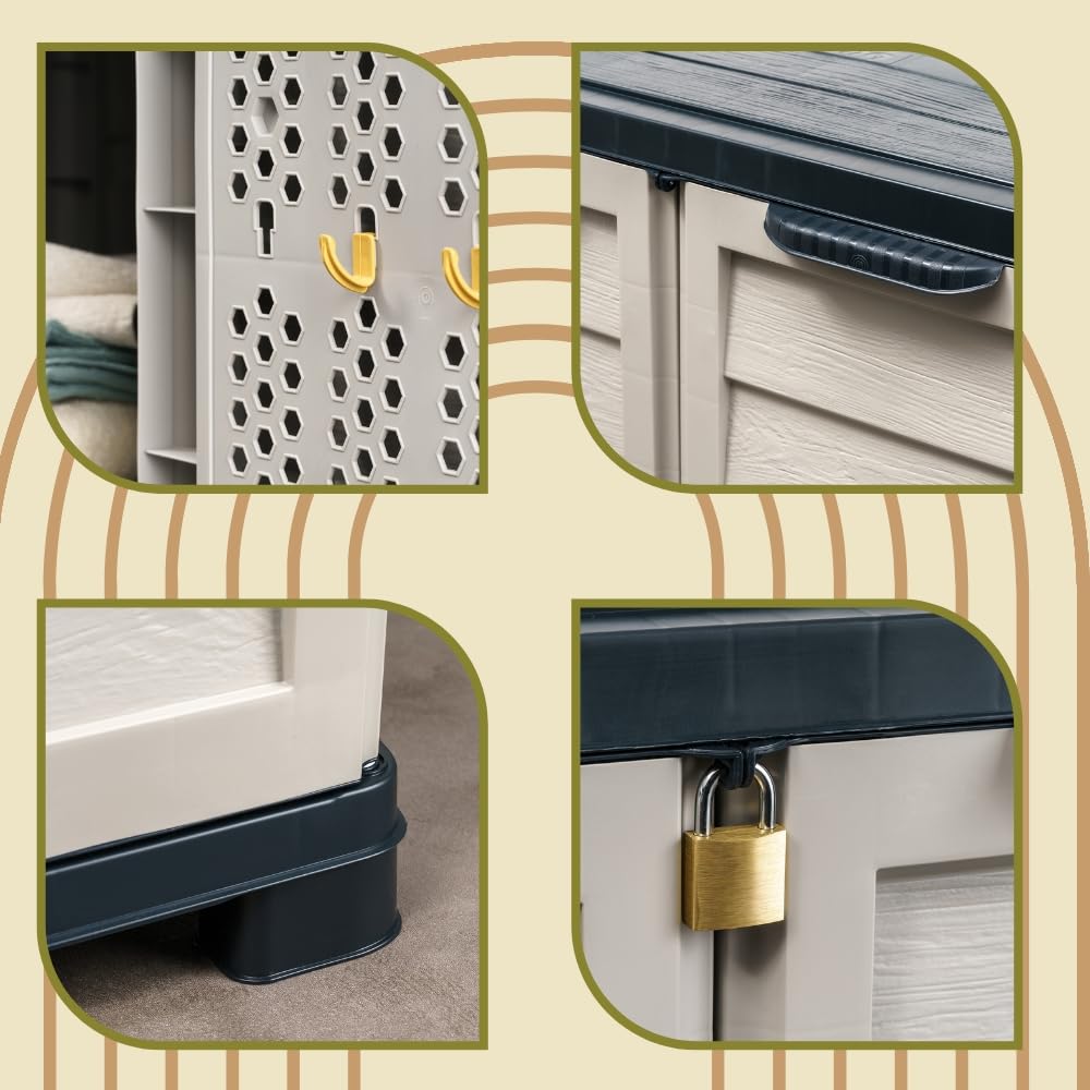 garpet-garten-gartenschrank-89-cm-kunststoff-wetterfest-abschlie-bar image 6