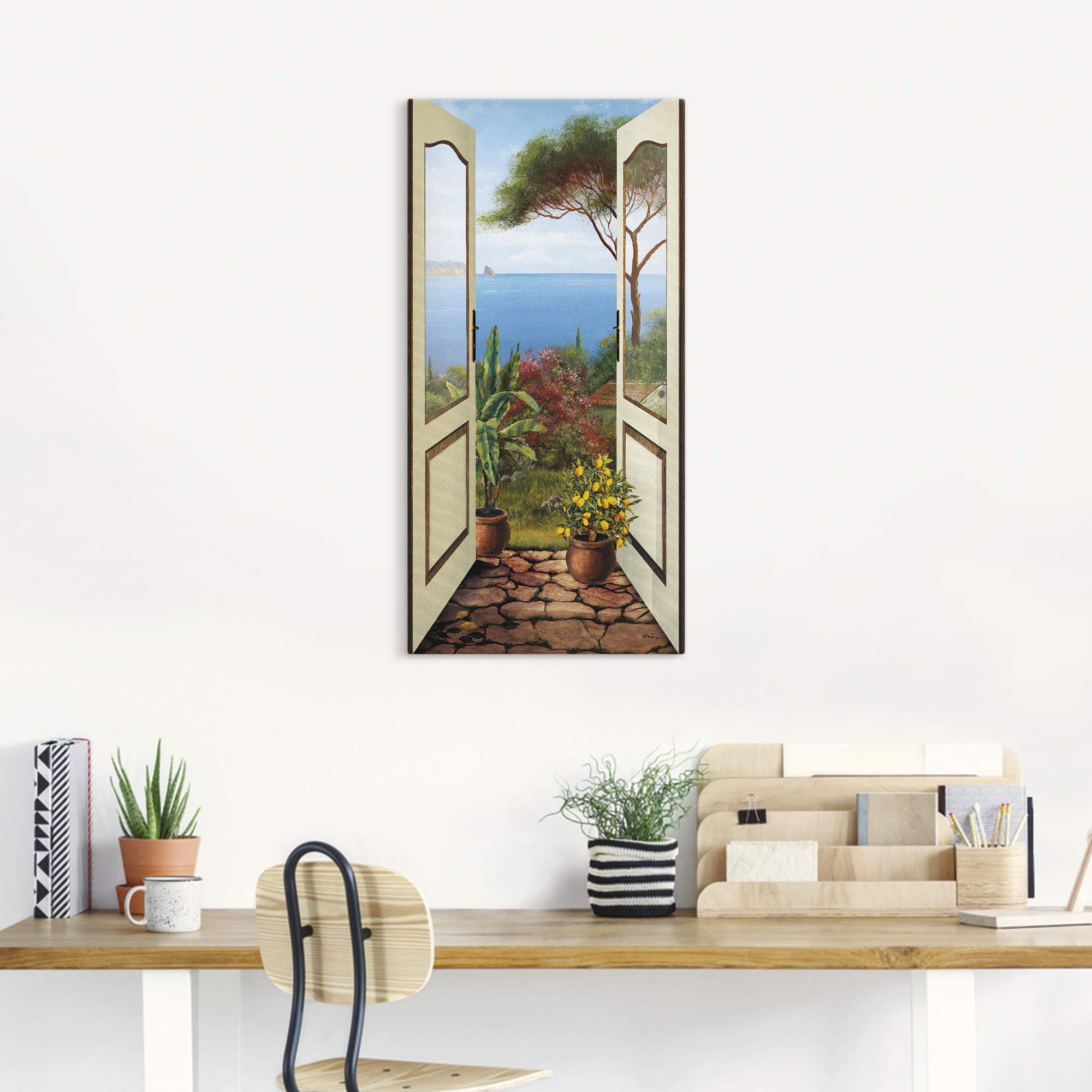 artland-leinwandbilder-d4no-veranda-am-meer-60x30-cm image 7