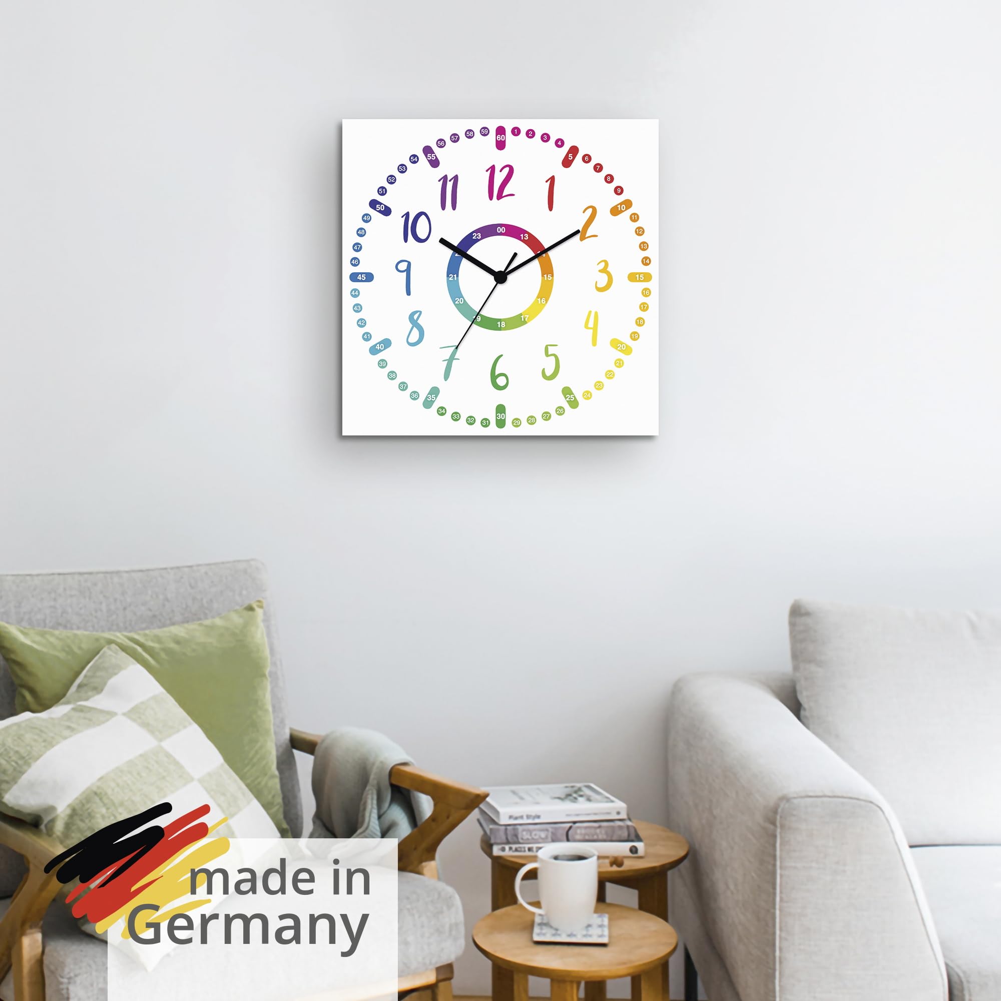 artland-wanduhren-lernuhr-kinderuhr-30x30-cm-quarz-lautlos image 6