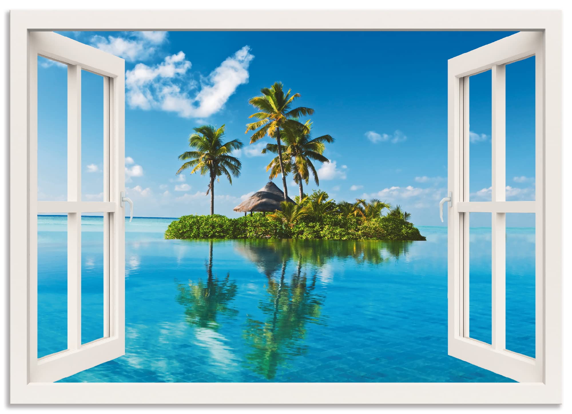 artland-alubilder-u1uc-alubild-strand-karibik-100x70-cm image 8