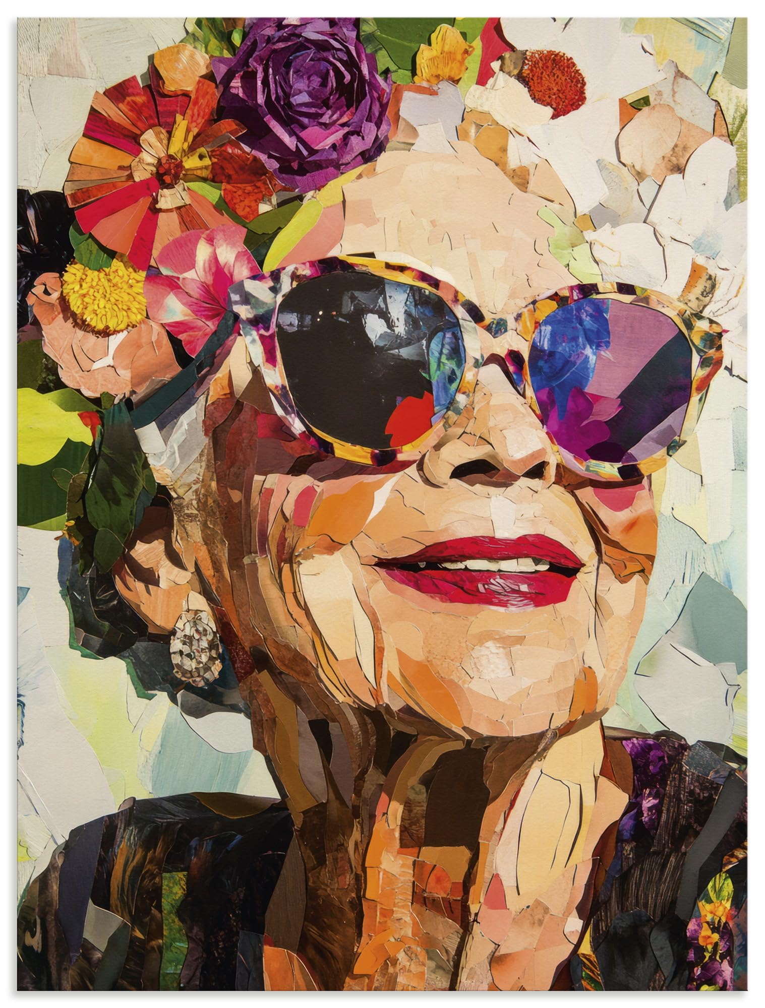 artland-alubilder-u5mt-alubild-60x45-cm-frau-floral-bunt image 7