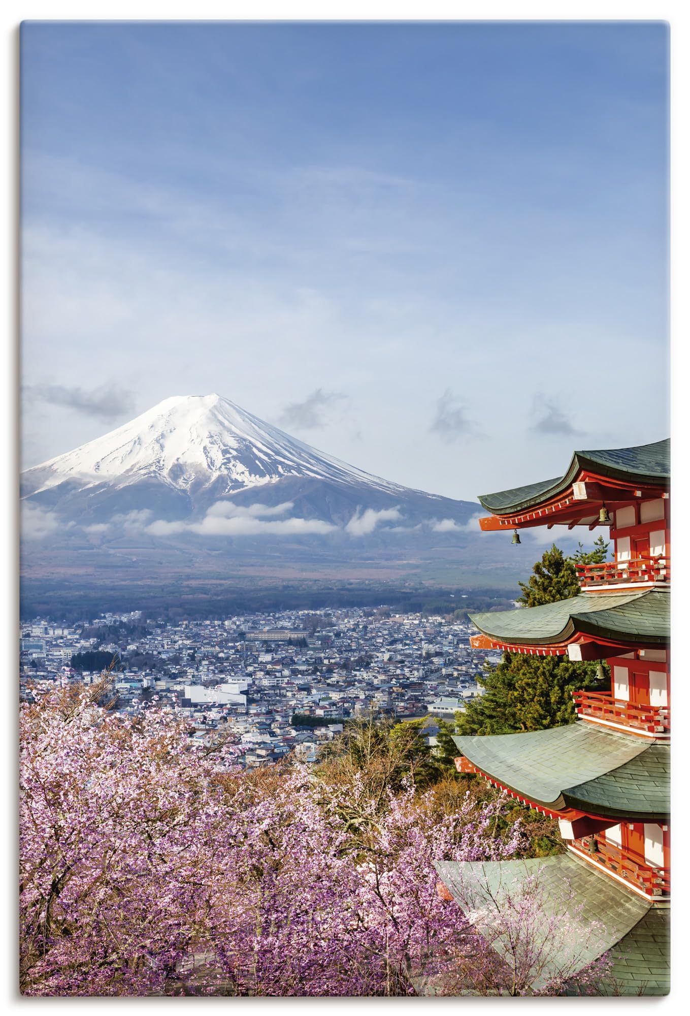 artland-leinwandbilder-fuji-sakura-leinwandbild-120x80-cm image 7