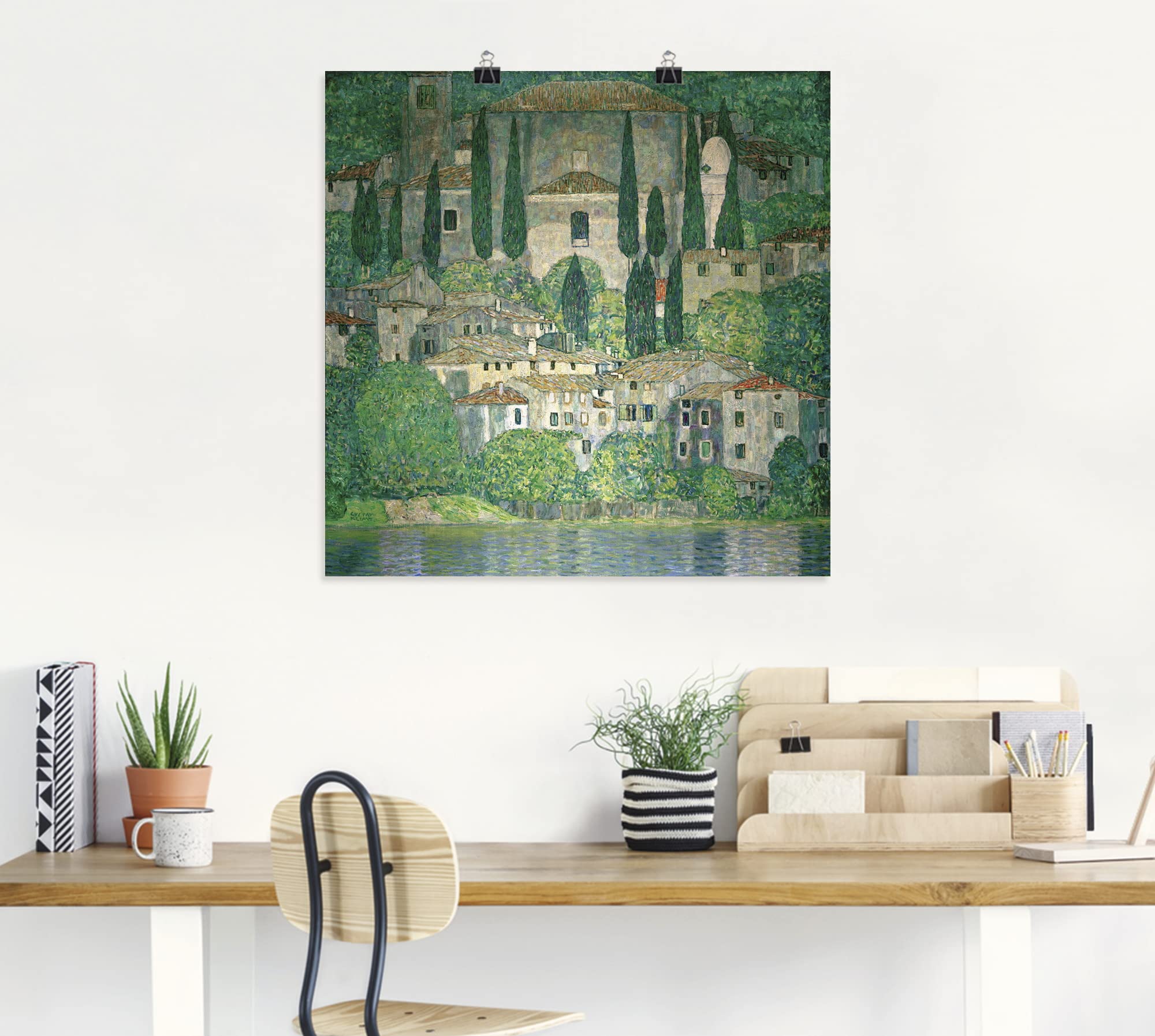 artland-kirche-in-cassone-poster-klimt-jugendstil-kunstdruck image 7