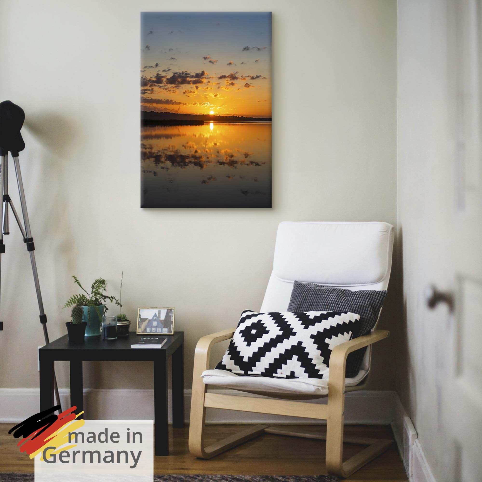 artland-leinwandbilder-sonnenaufgang-seedorf-leinwandbild-60x90-orange image 5