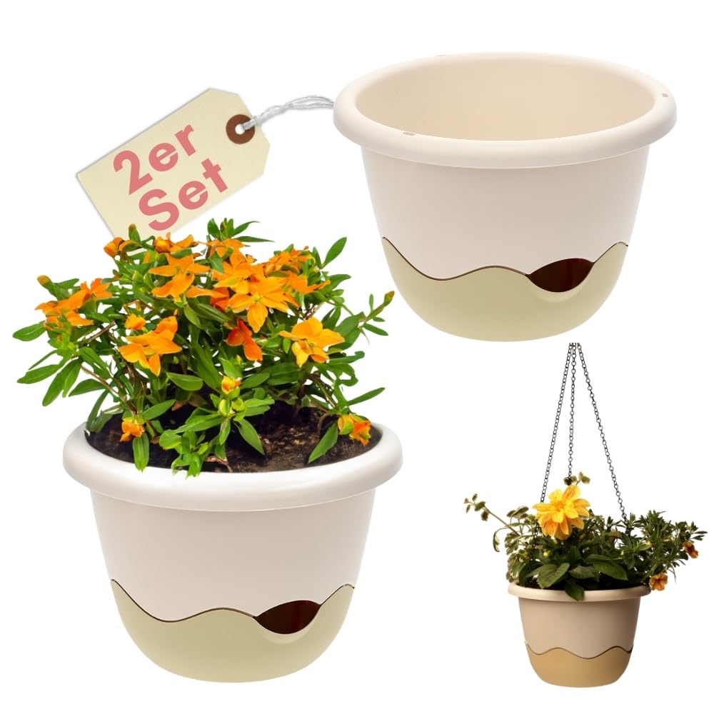 garpet-garten-h-ngetopf-2er-set-25-cm-elfenbein image 1