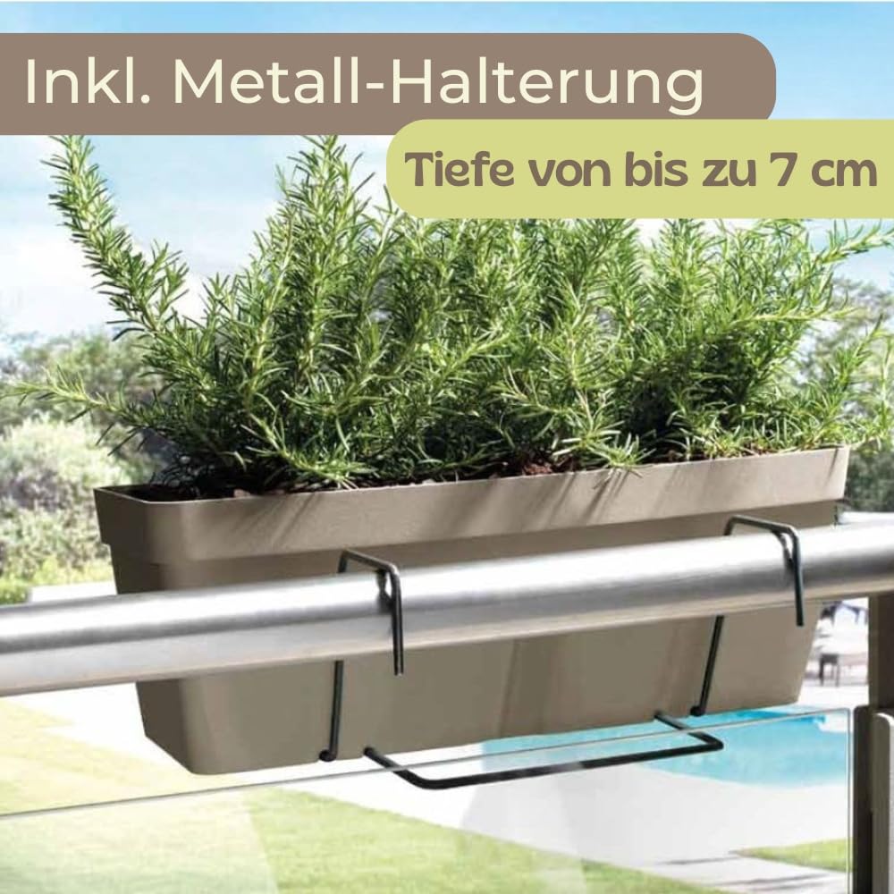 garpet-garten-blumenkasten-50-cm-balkonkasten-anthrazit-wasserspeicher image 3
