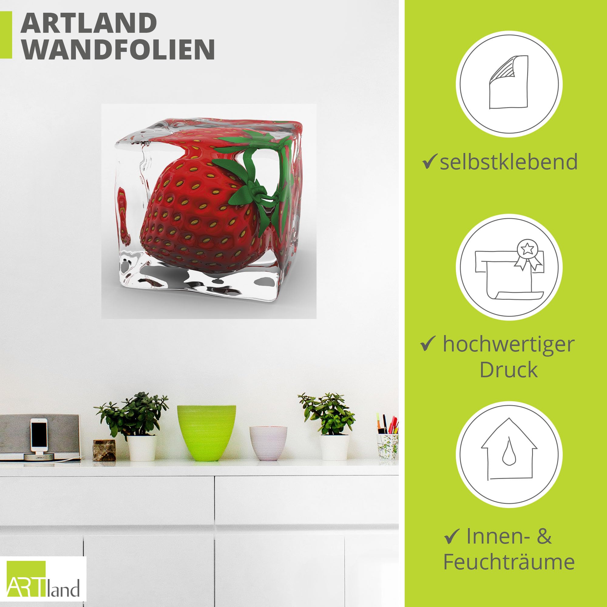 artland-wandaufkleber-t5ou-wandtattoo-50x50-cm-erdbeere-eis image 3