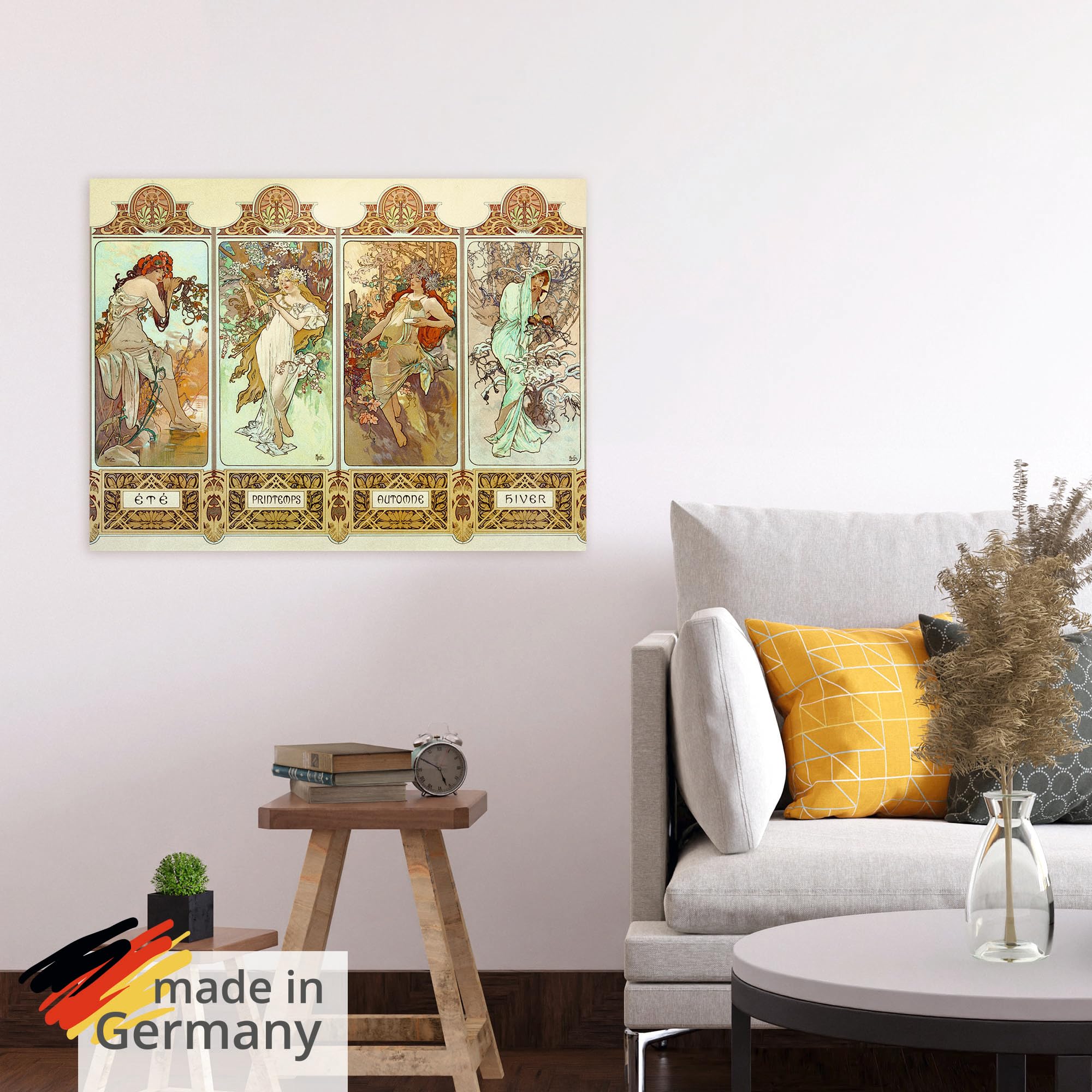 artland-jahreszeiten-kunstdruck-poster-jugendstil-mucha image 5