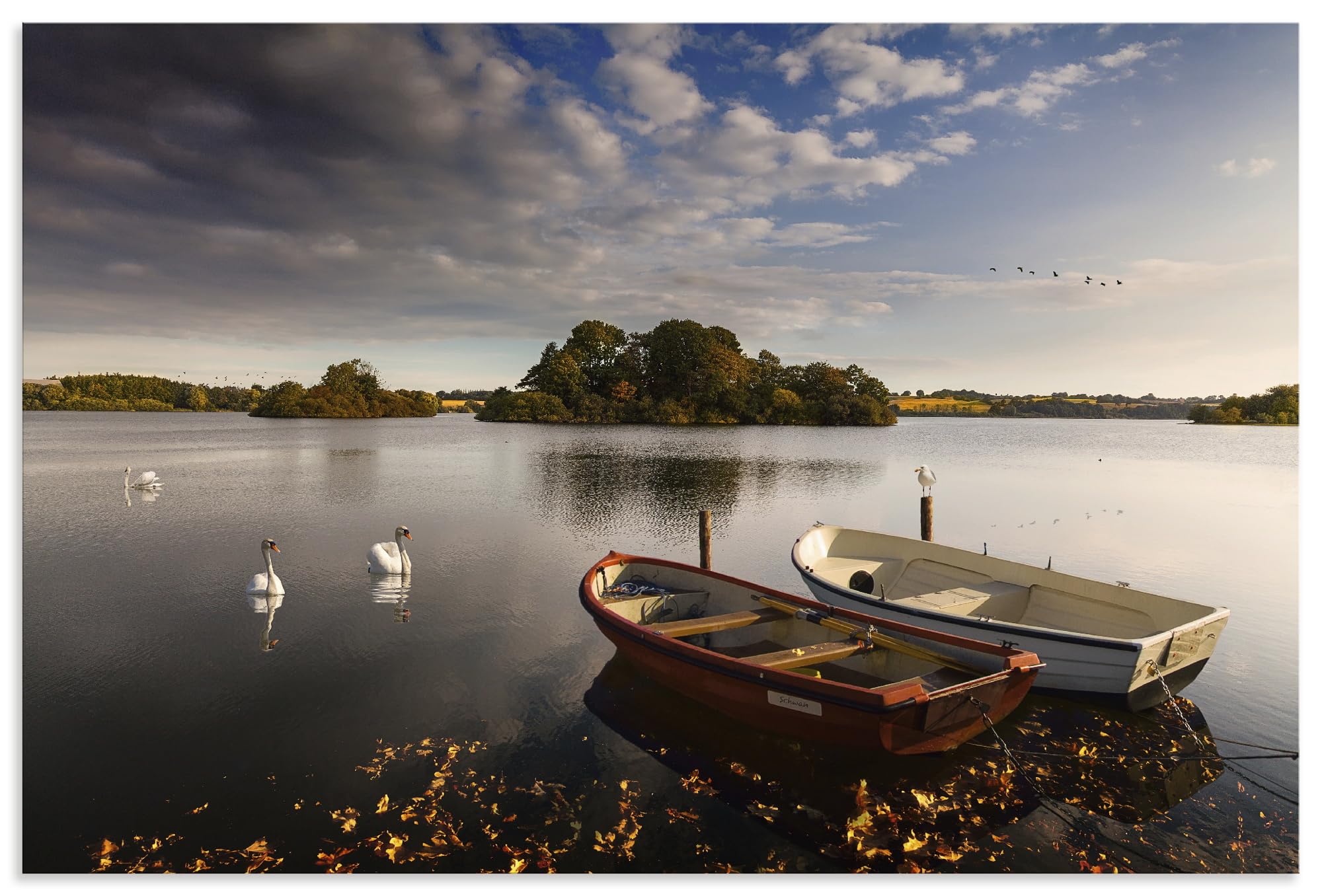 artland-alubilder-see-boote-u5qt-alubild-30x20-cm-wetterfest image 1