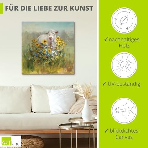 artland-leinwandbilder-farm-and-field-i-leinwandbild-40x40-kuh image 8