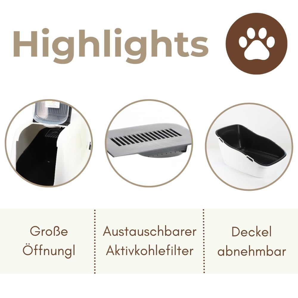 garpet-tierwelt-katzenklo-xl-mit-deckel-aktivkohlefilter image 5