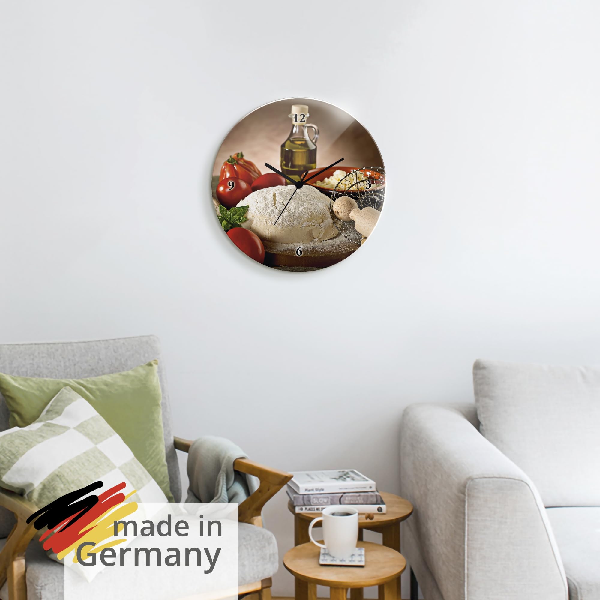artland-wanduhren-t5uz-funkuhr-pizza-30-cm-lautlos-glas image 6