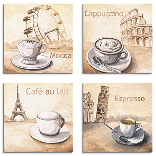 artland-leinwandbilder-kaffee-set-4x20x20-cm-cappuccino image 7