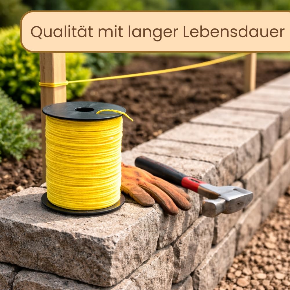 garpet-heimwerk-maurerschnur-100m-2mm-gelb-rei-fest image 6