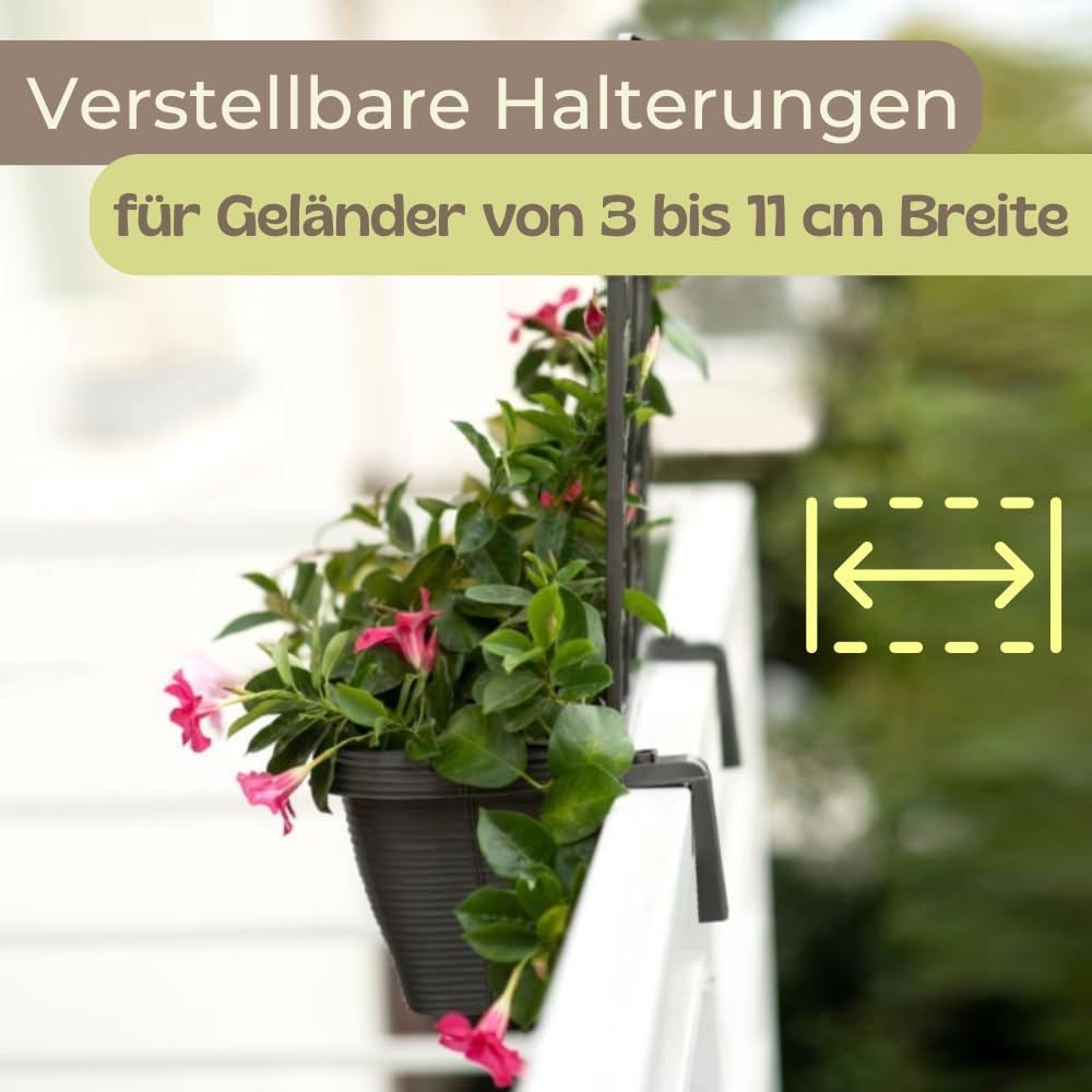 garpet-garten-blumenkasten-balkon-60cm-wei-2er-set-spalier image 5