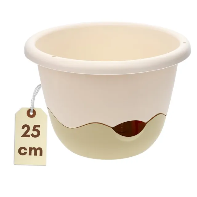 garpet-garten-blumenampel-h-ngetopf-elfenbein-25-cm image 1