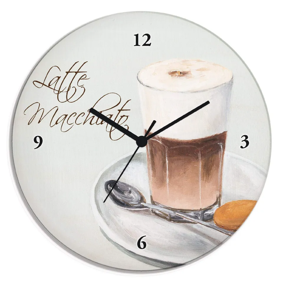 artland-wanduhren-t4io-wanduhr-30-cm-kaffee-lautlos image 1
