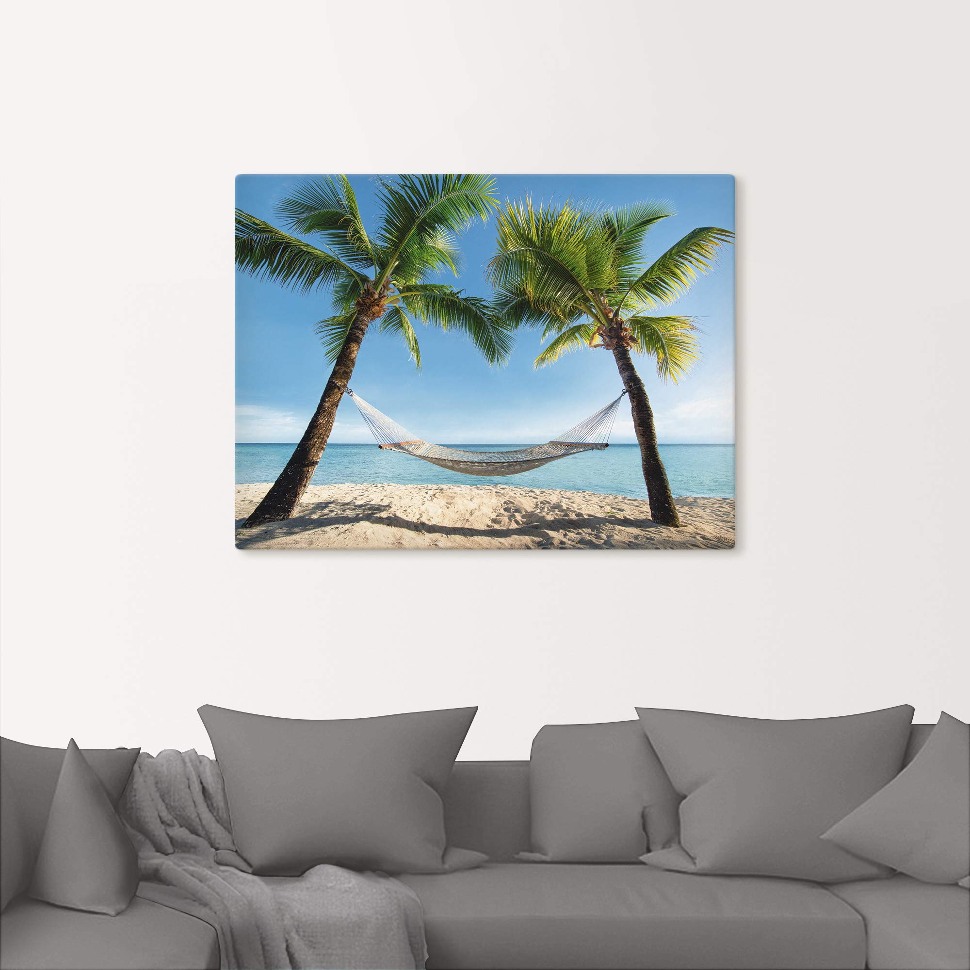 artland-leinwandbilder-palmenstrand-leinwandbild-80x60-cm-meer image 5