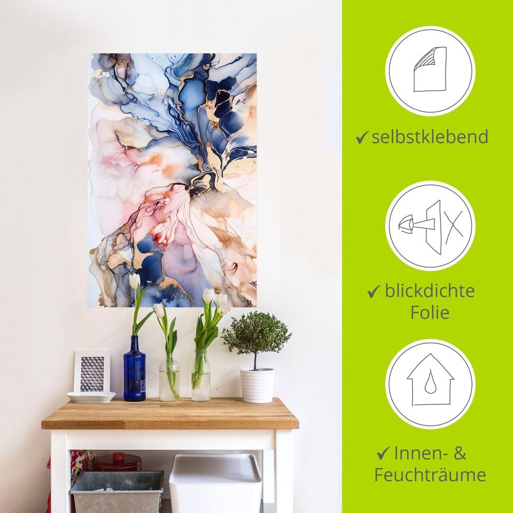 artland-wandaufkleber-liquid-marmor-wandtattoo-60x90-cm-matt image 3