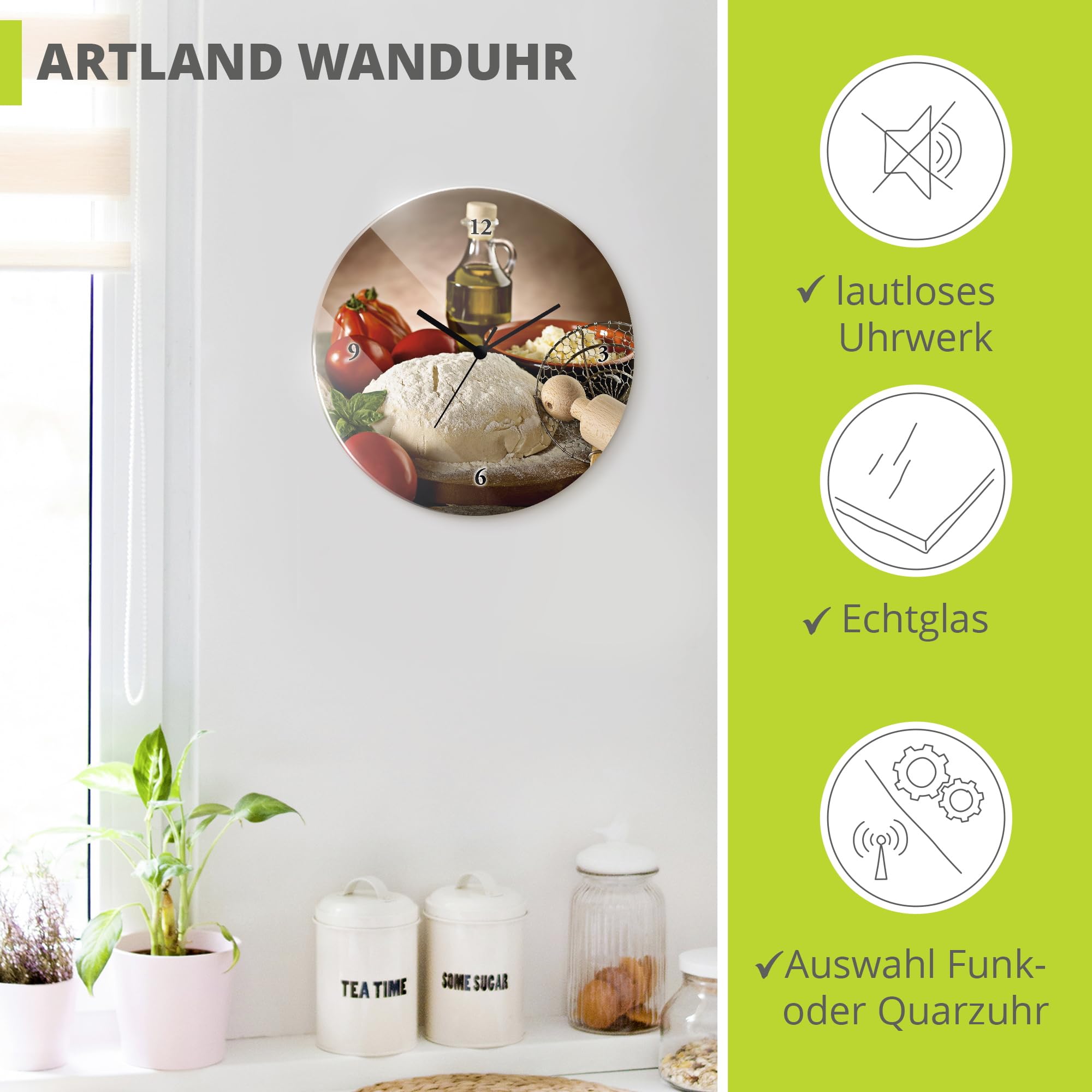 artland-wanduhren-t5uz-funkuhr-pizza-30-cm-lautlos-glas image 2