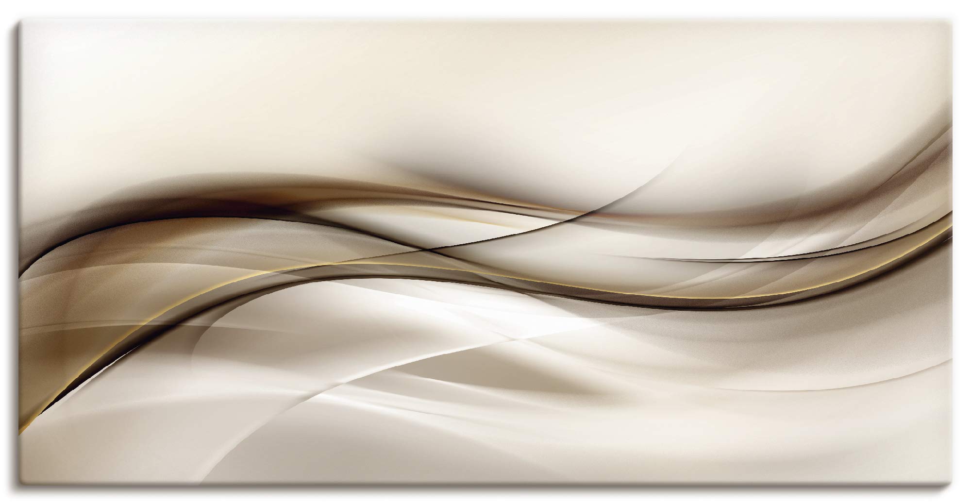 artland-leinwandbilder-welle-braun-01-leinwandbild-100x50-cm-braun image 1