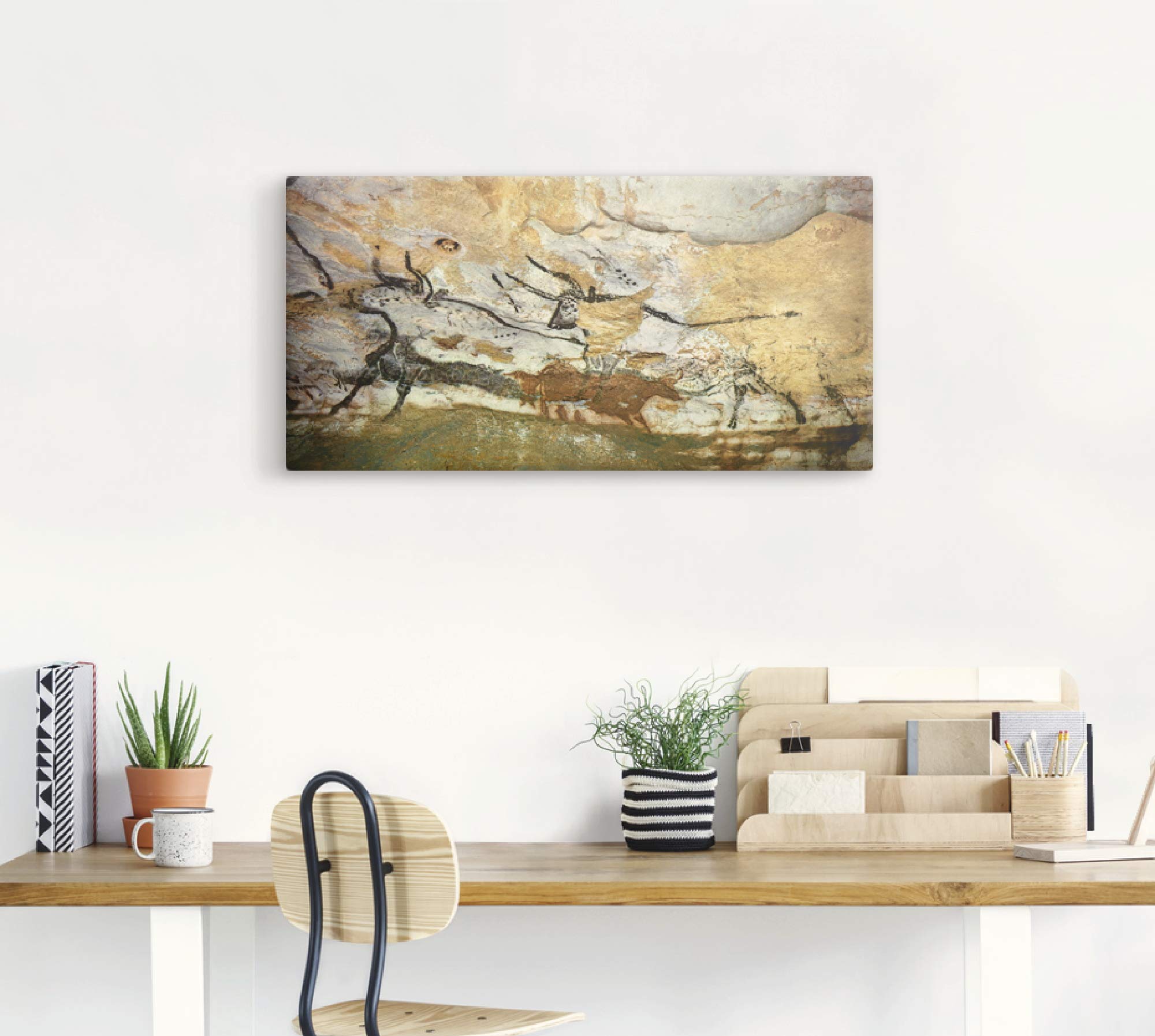 artland-leinwandbilder-wandbild-100x50-steinzeit-stier image 7