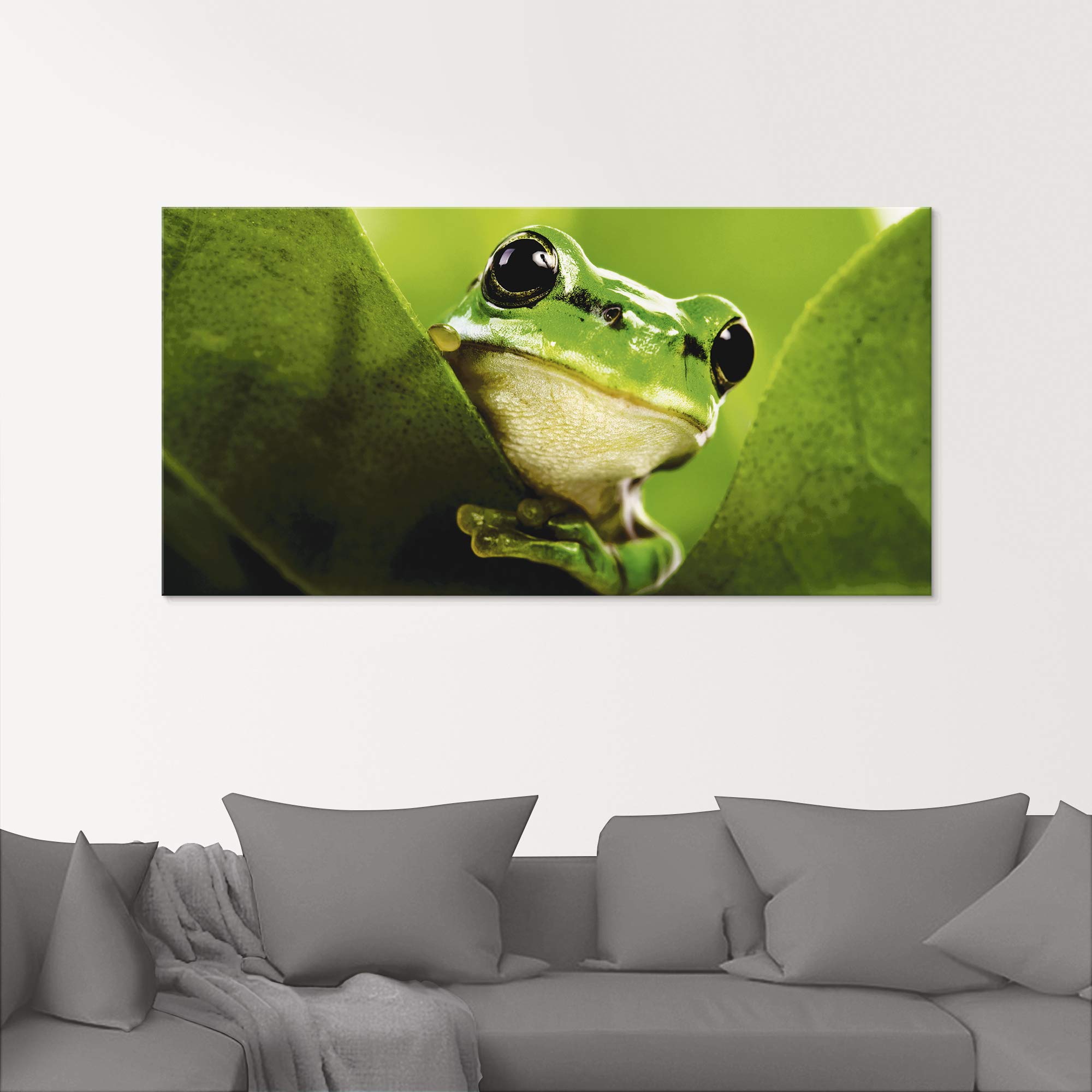artland-glasbilder-t5vh-glasbild-sp-hender-frosch-gr-n image 8
