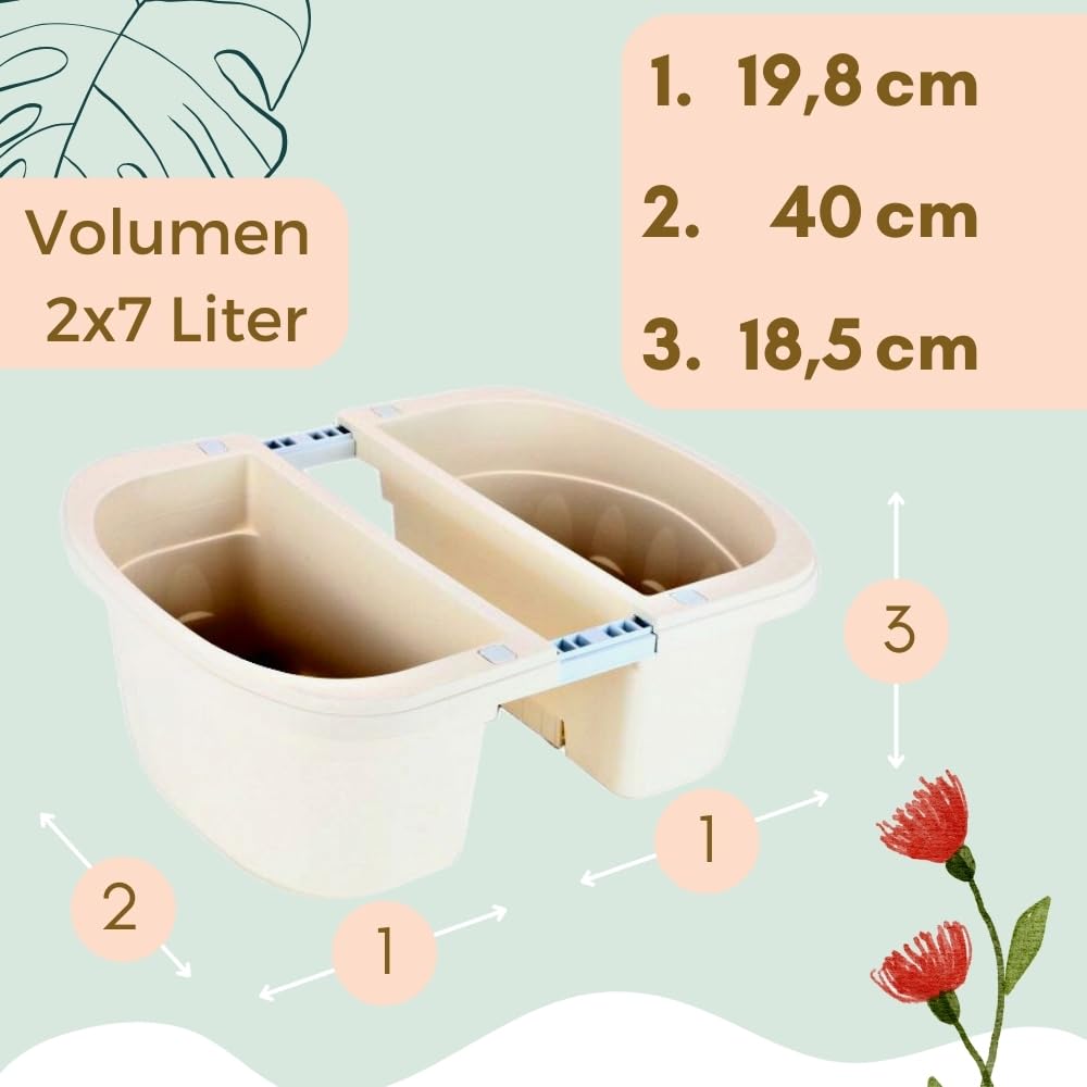 garpet-garten-blumenkasten-wei-40-cm-mit-wasserspeicher image 2