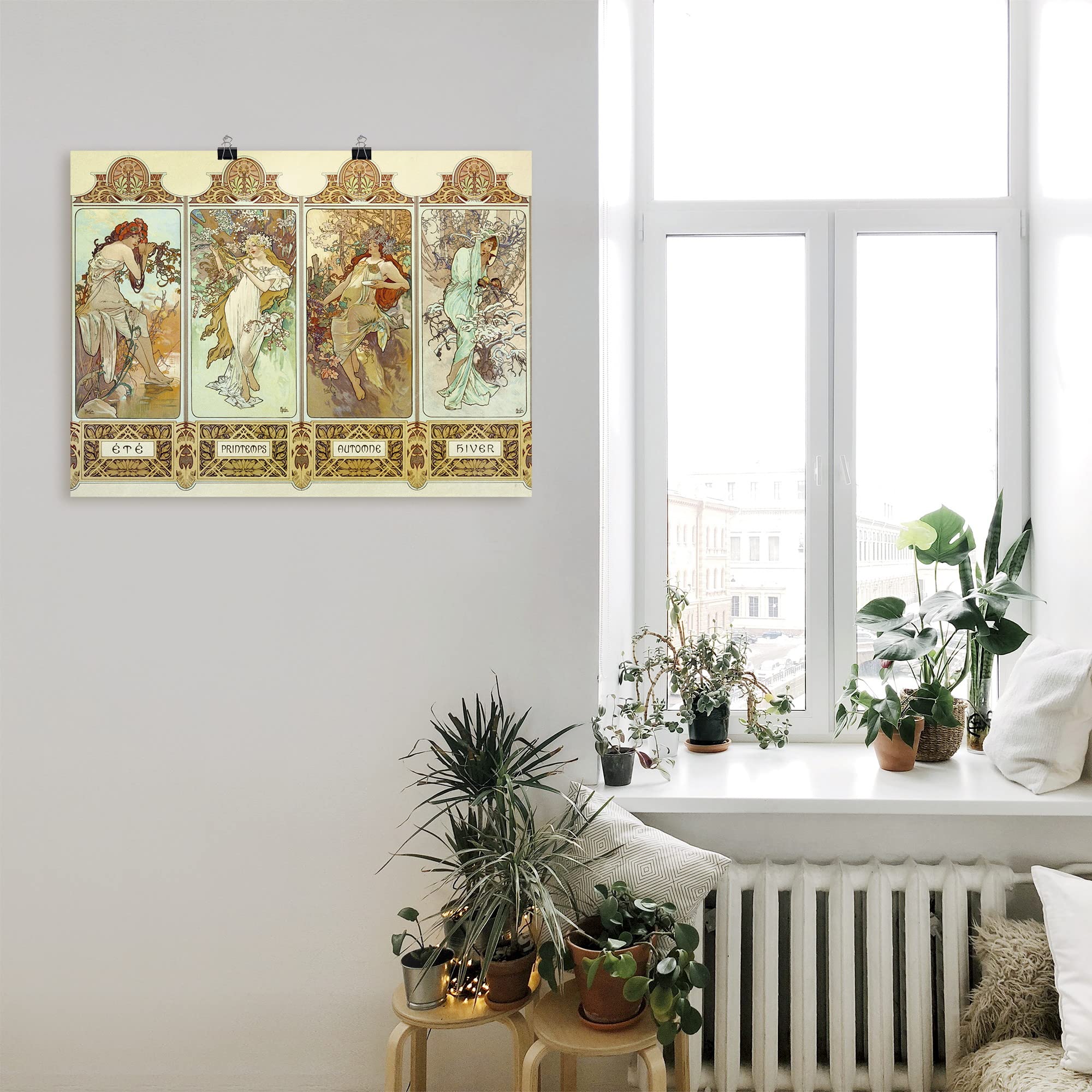 artland-jahreszeiten-kunstdruck-poster-jugendstil-mucha image 8