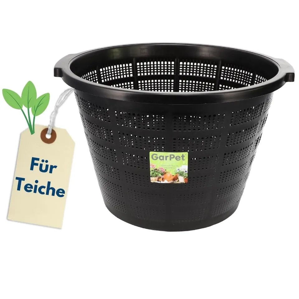 garpet-garten-pflanzkorb-rund-40-cm-teichpflanzkorb-schwarz image 1
