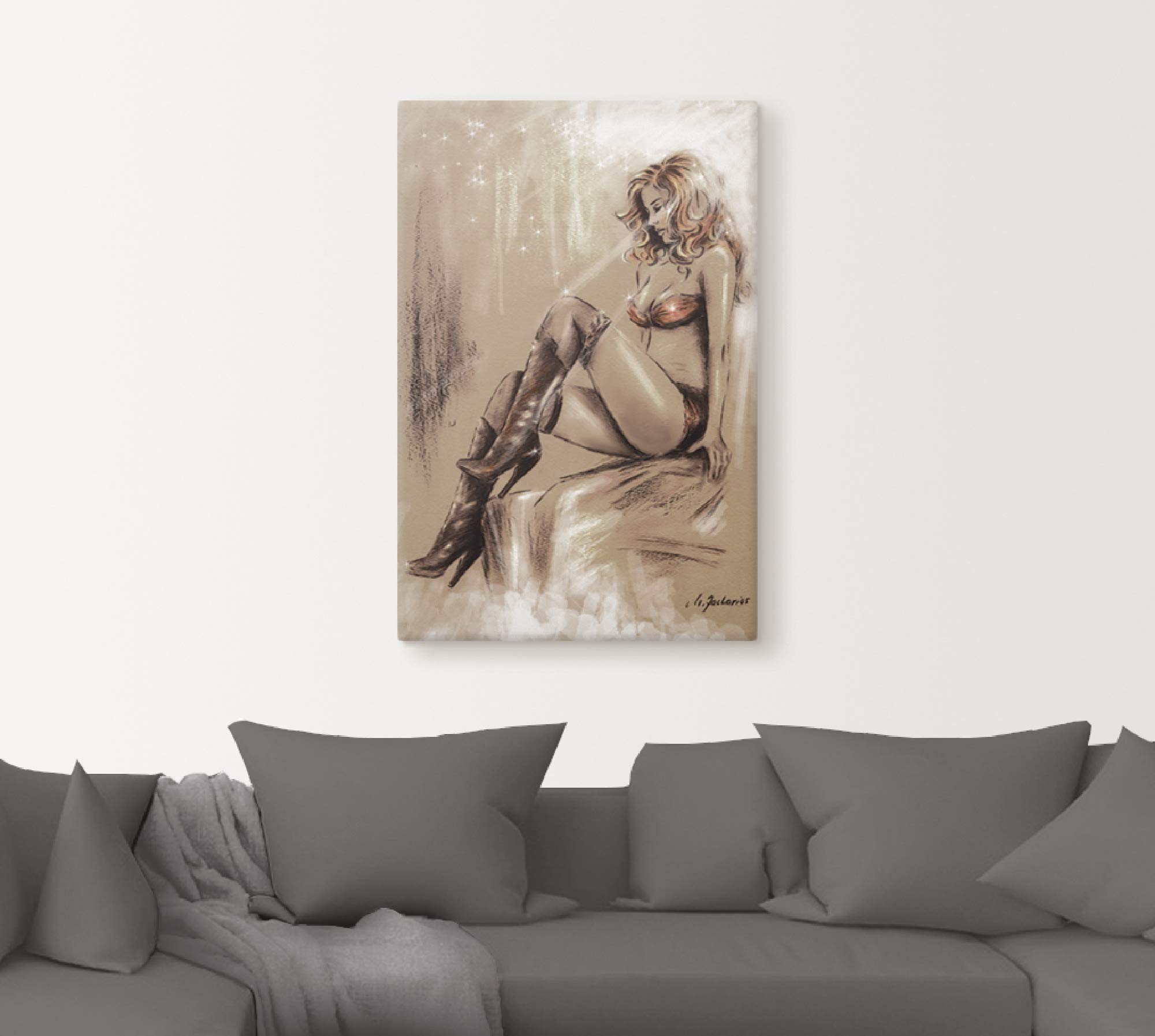 artland-leinwandbilder-high-heels-leinwandbild-60x40-cm-akt image 8