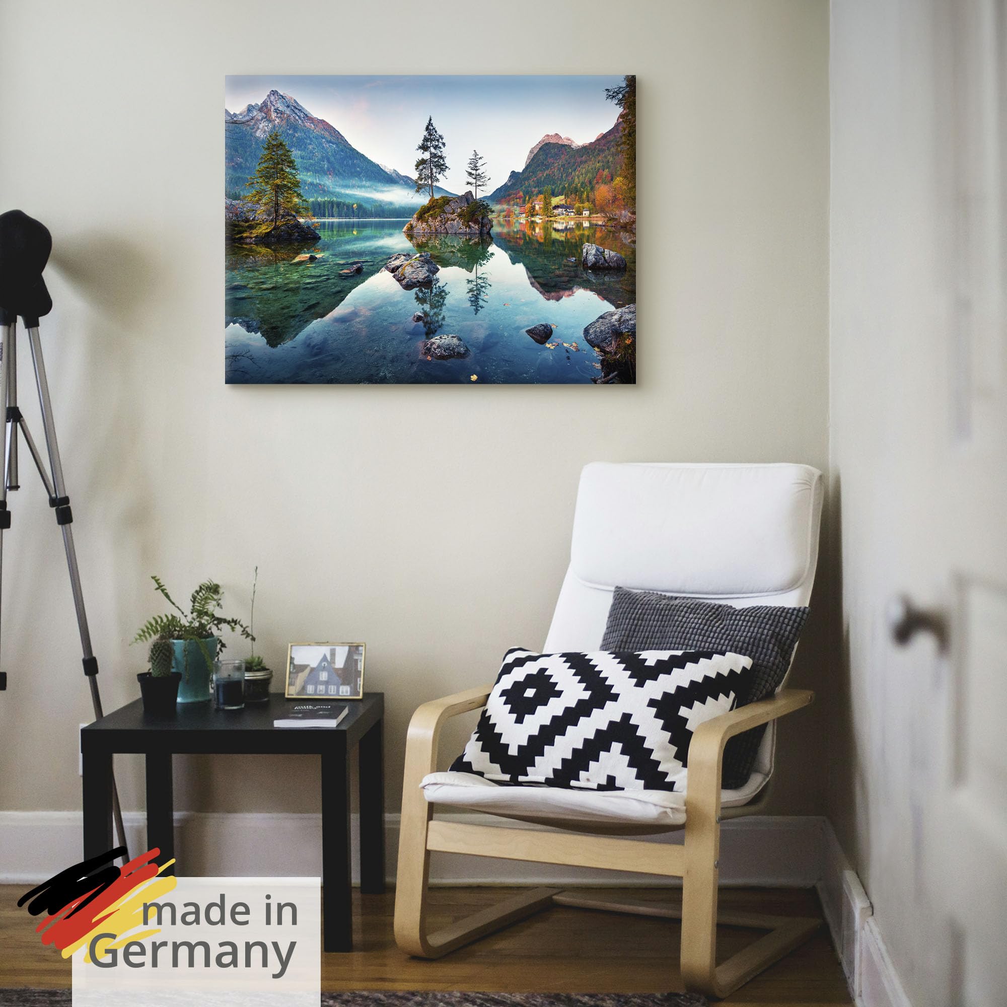 artland-leinwandbilder-alpen-see-40x30-cm-hintersee-leinwandbild image 5