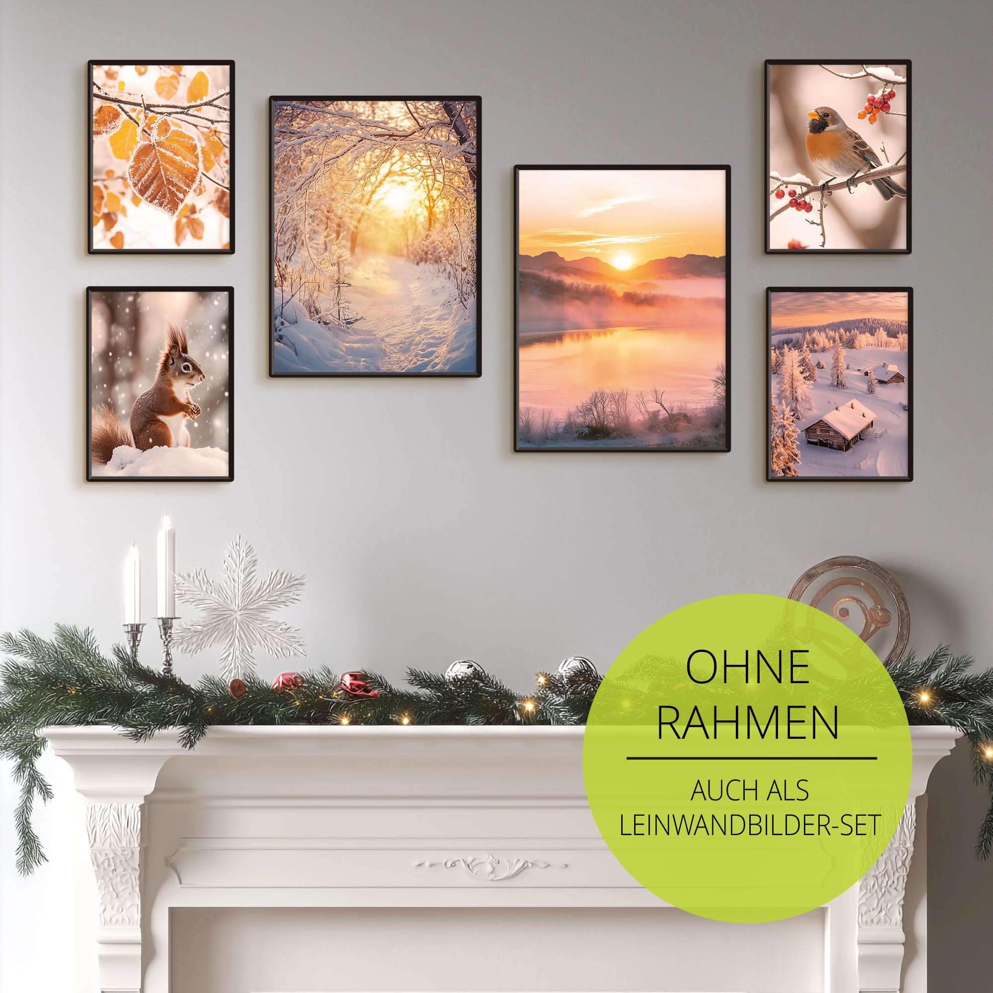 artland-kunstdrucke-poster-set-6tlg-winter-a3-a4-ohne-rahmen image 3