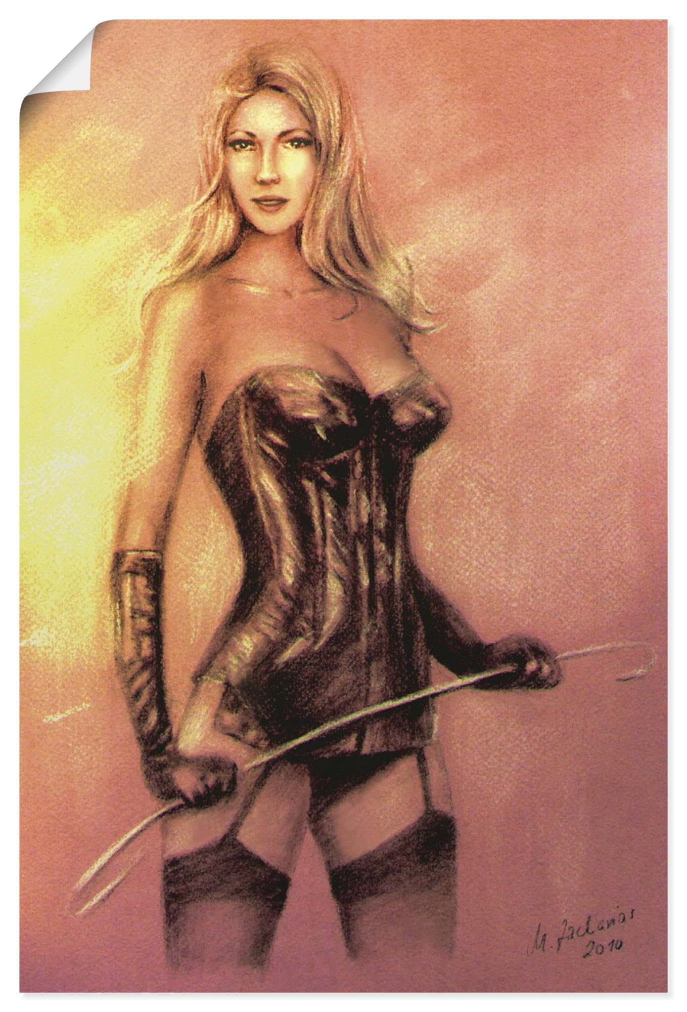 artland-kunstdruck-u4vg-poster-sexy-domina-60x90-cm image 1