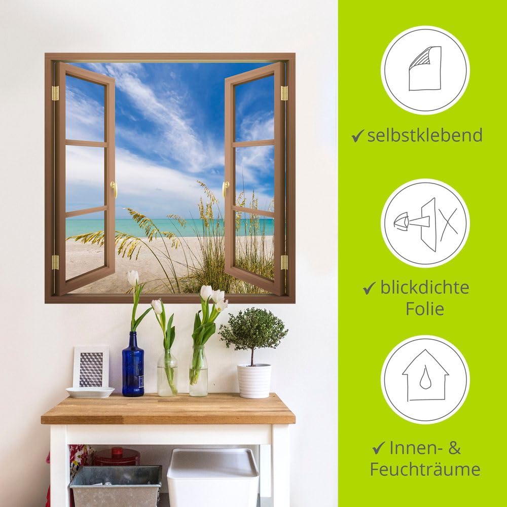 artland-wandaufkleber-stille-sanibel-florida-50x50-cm-vinyl image 3