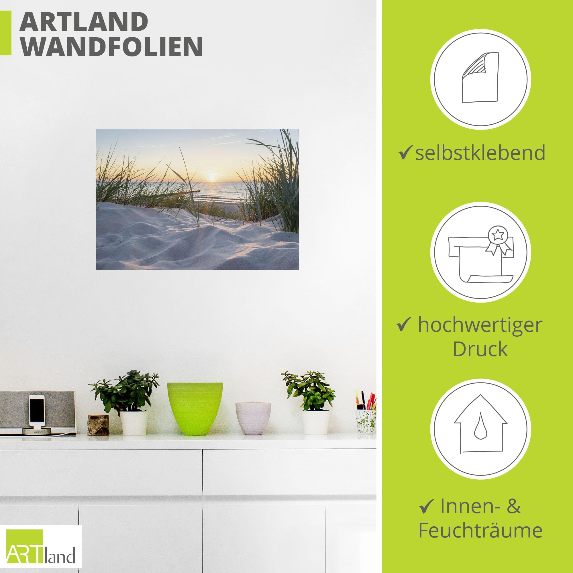 artland-wandaufkleber-strand-meer-selbstklebend-wandtattoo image 3