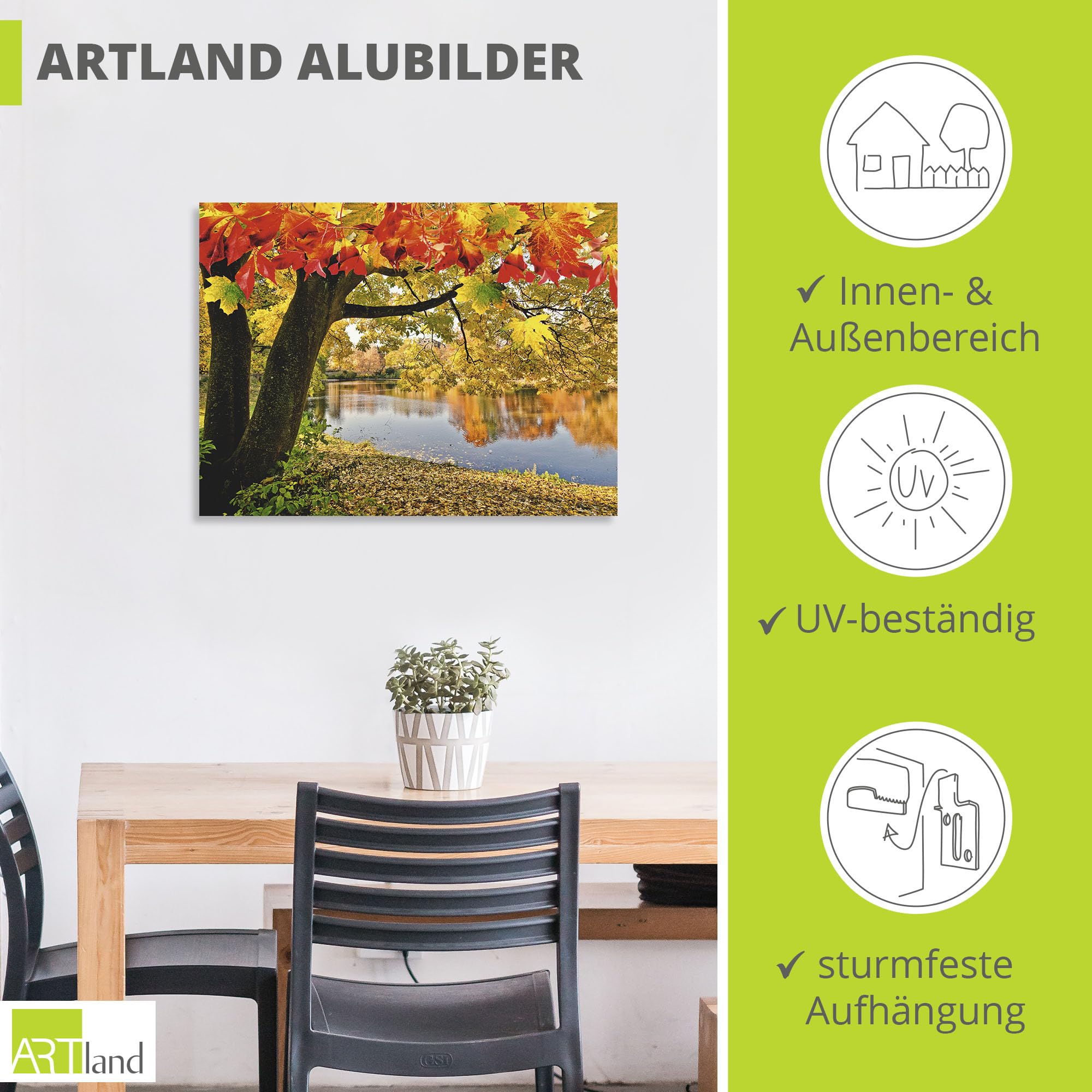 artland-alubilder-herbst-see-alu-bild-60x40-cm-wald-outdoor image 3