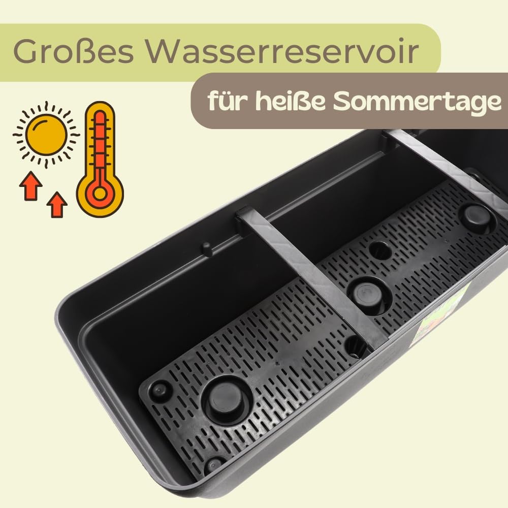 garpet-garten-blumenkasten-50-cm-balkonkasten-anthrazit-wasserspeicher image 4