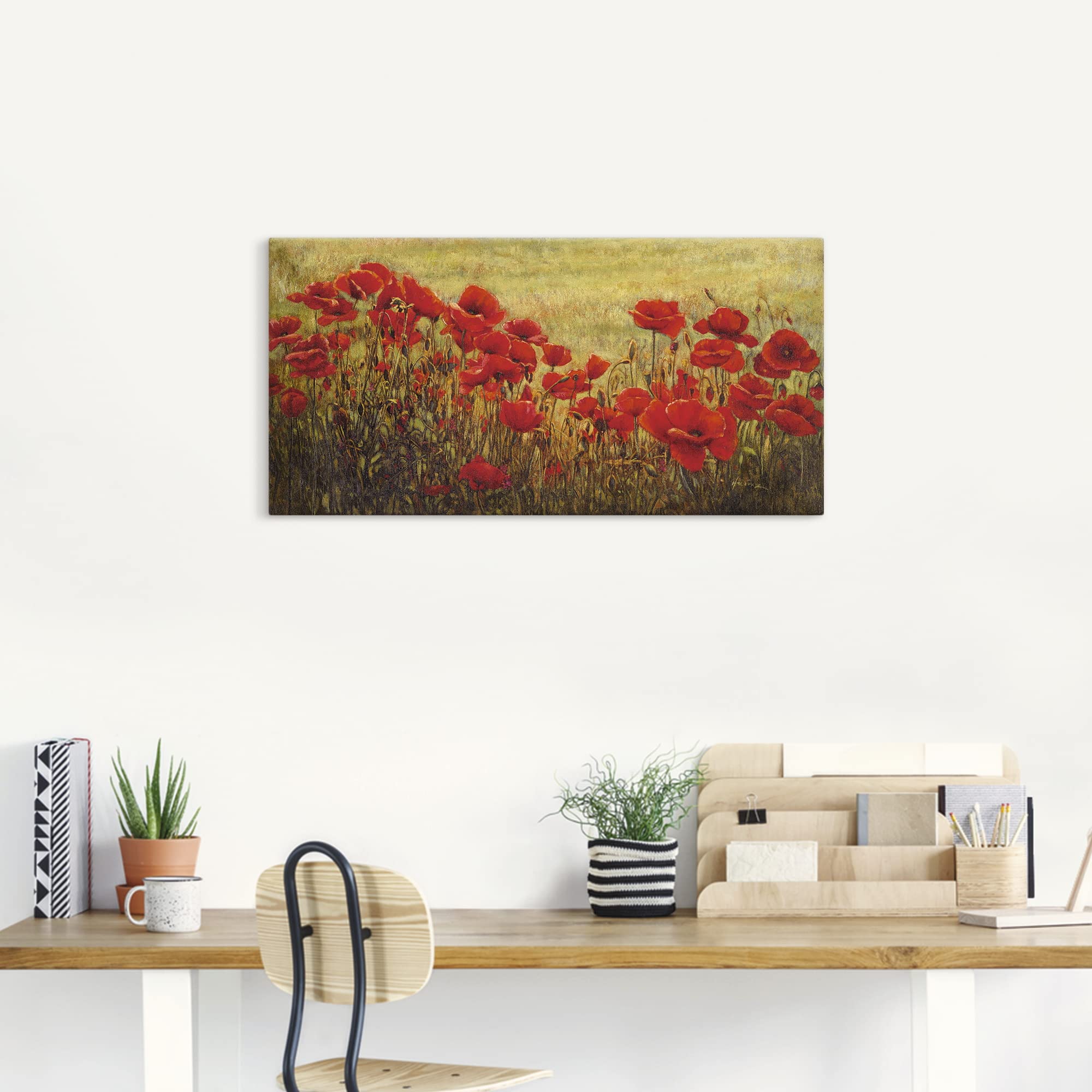 artland-leinwandbilder-mohnblumenwiese-60x30-cm-rot image 7