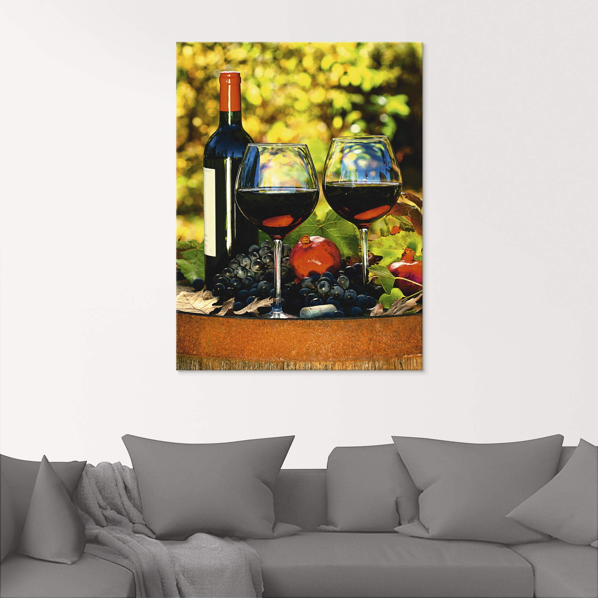 artland-glasbilder-t5oi-glasbild-rotwein-toskana-herbst image 8