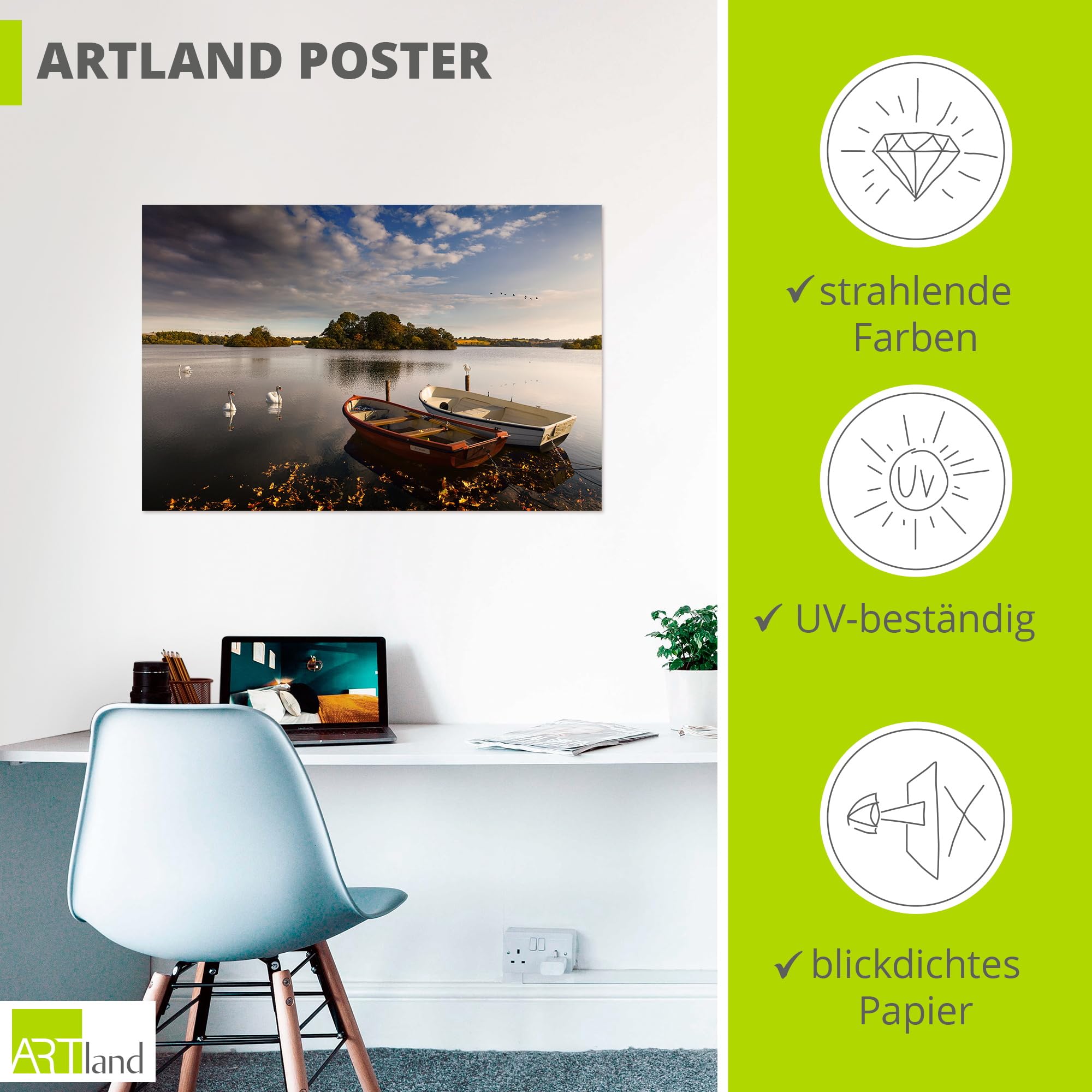 artland-kunstdrucke-see-boote-u5qt-poster-90x60-cm-ungerahmt image 3