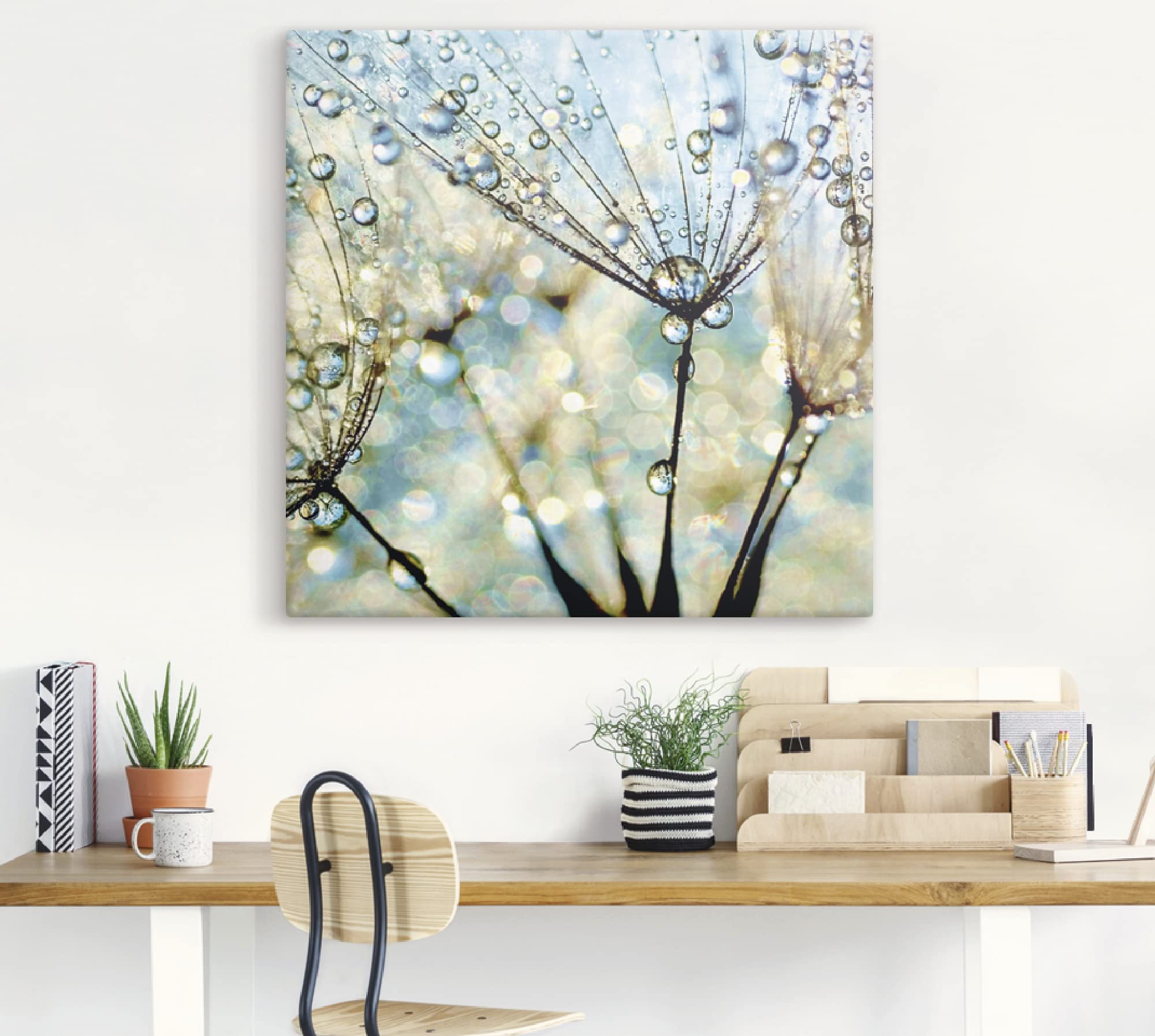 artland-leinwandbilder-pusteblume-blau-leinwandbild-40x40-blau image 7