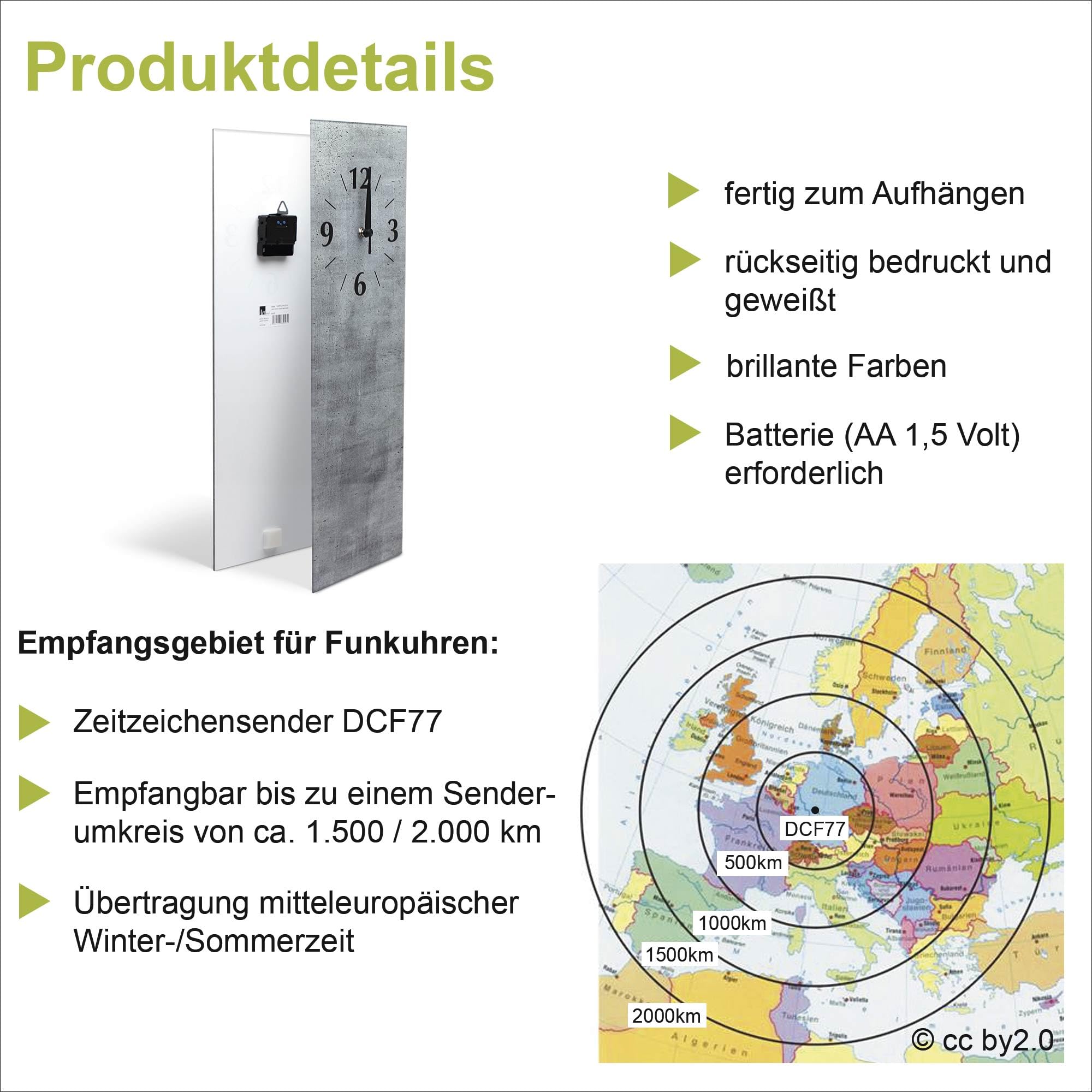 artland-wanduhren-ostsee-strandkorb-wanduhr-20x60-cm-glas-funkuhr-lautlos image 4