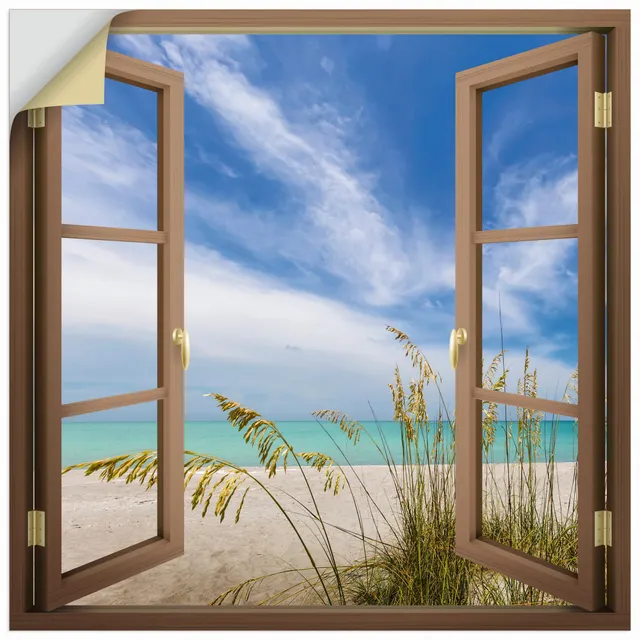 artland-wandaufkleber-stille-sanibel-florida-50x50-cm-vinyl image 1