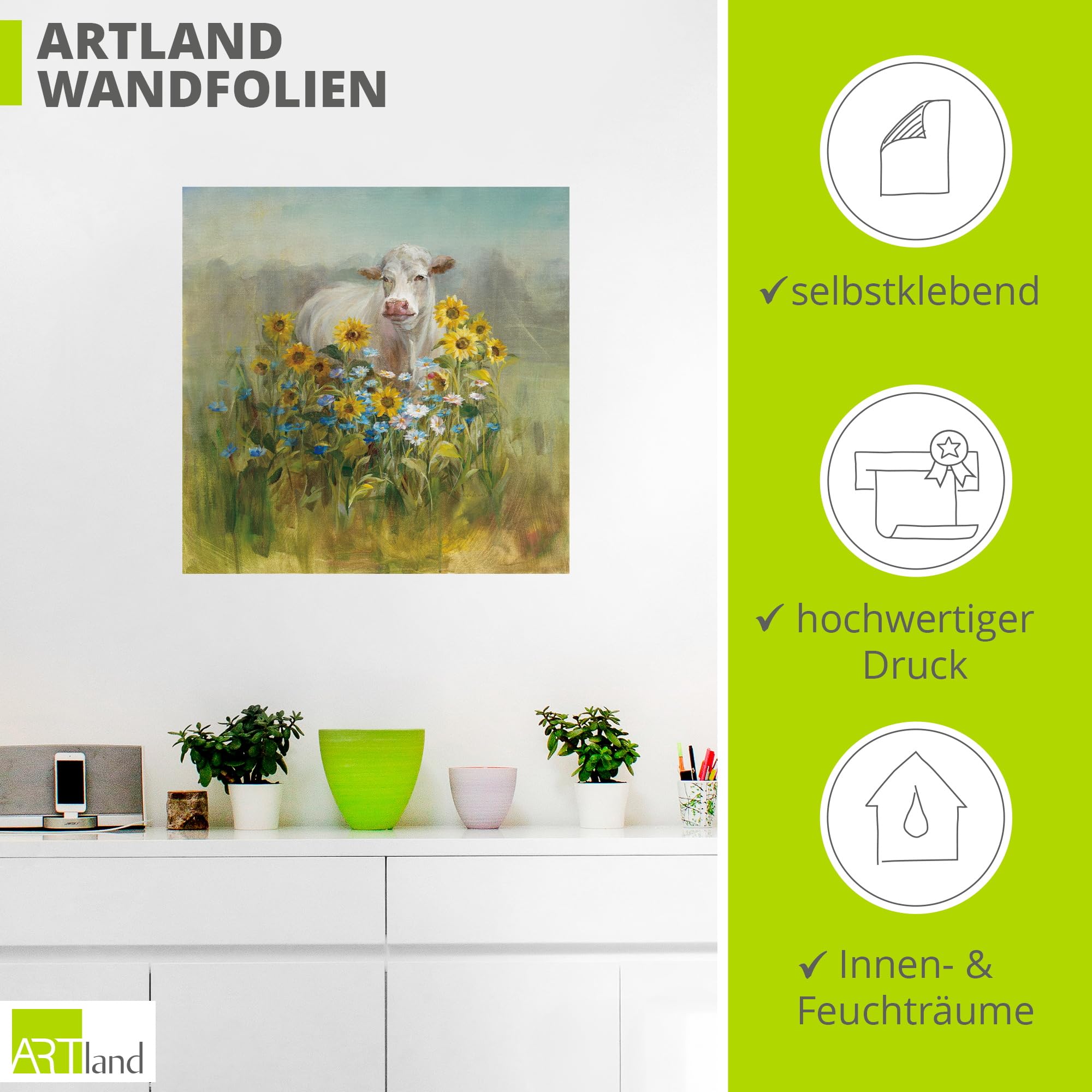 artland-wandaufkleber-farm-and-field-i-wandtattoo-50x50-kuh image 3