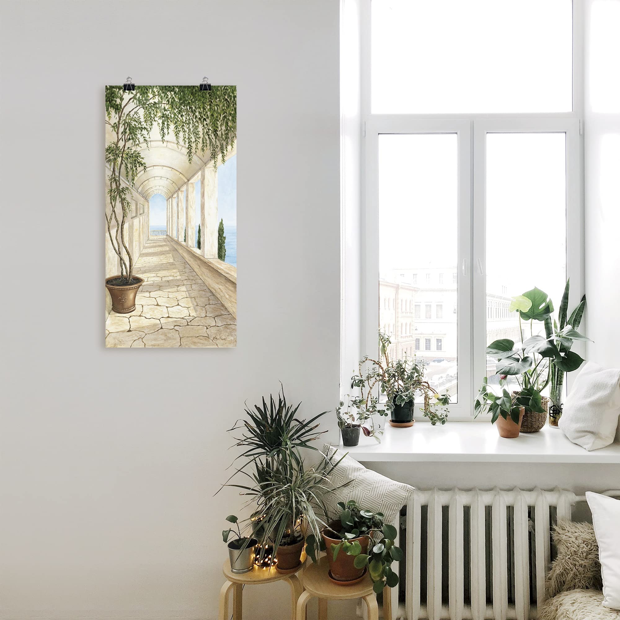 artland-capri-poster-50x100-cm-architektur-panorama-creme image 8
