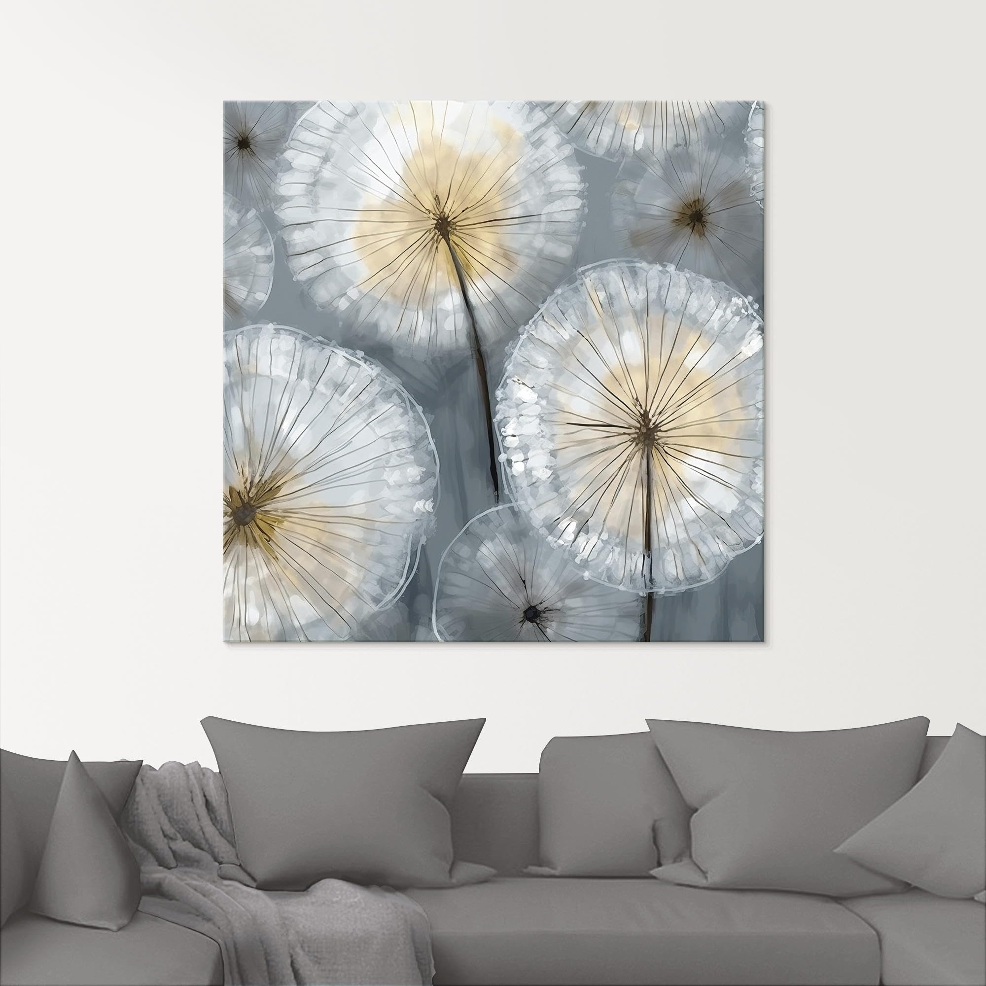 artland-glasbilder-pusteblume-glasbild-30x30-cm-blickdicht image 6
