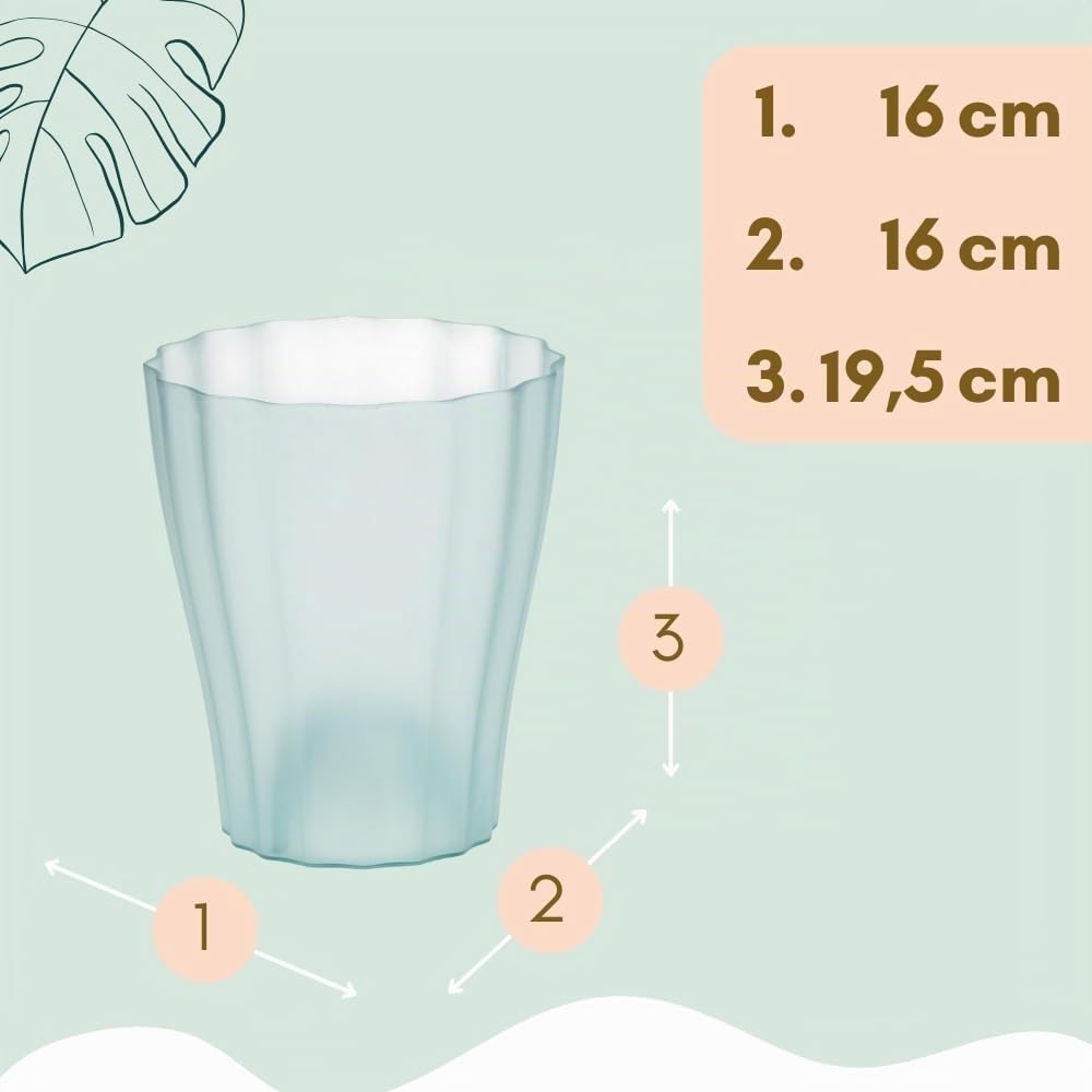 garpet-garten-orchideentopf-transparent-16-cm-4er-set-bertopf image 2