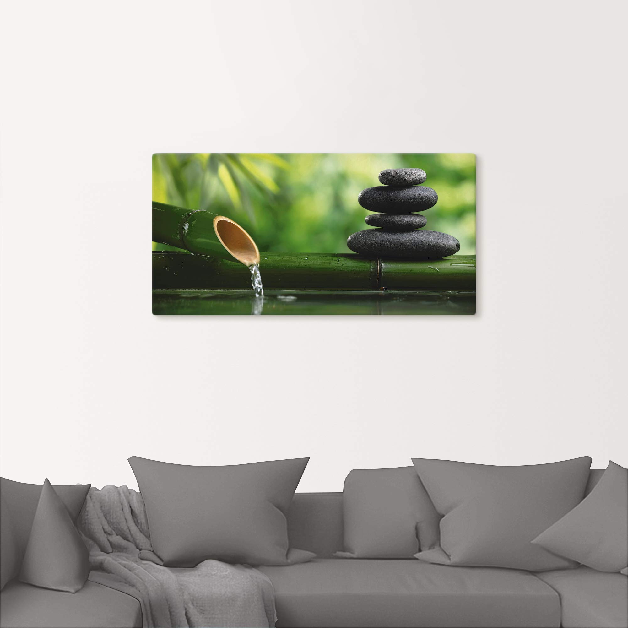artland-leinwandbilder-bambusbrunnen-leinwandbild-30x30-cm-zen-gr-n image 8