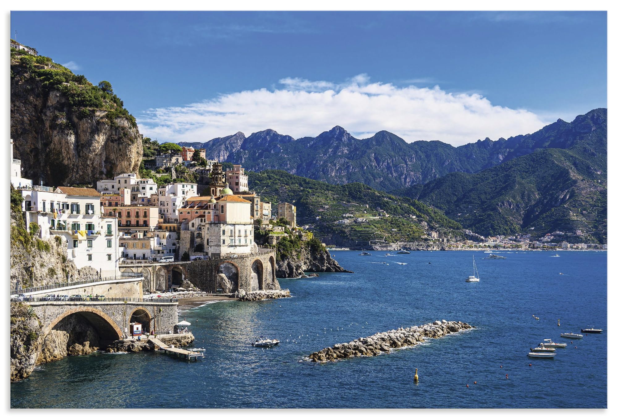 artland-alubilder-atrani-alubild-60x40-cm-wetterfest image 1